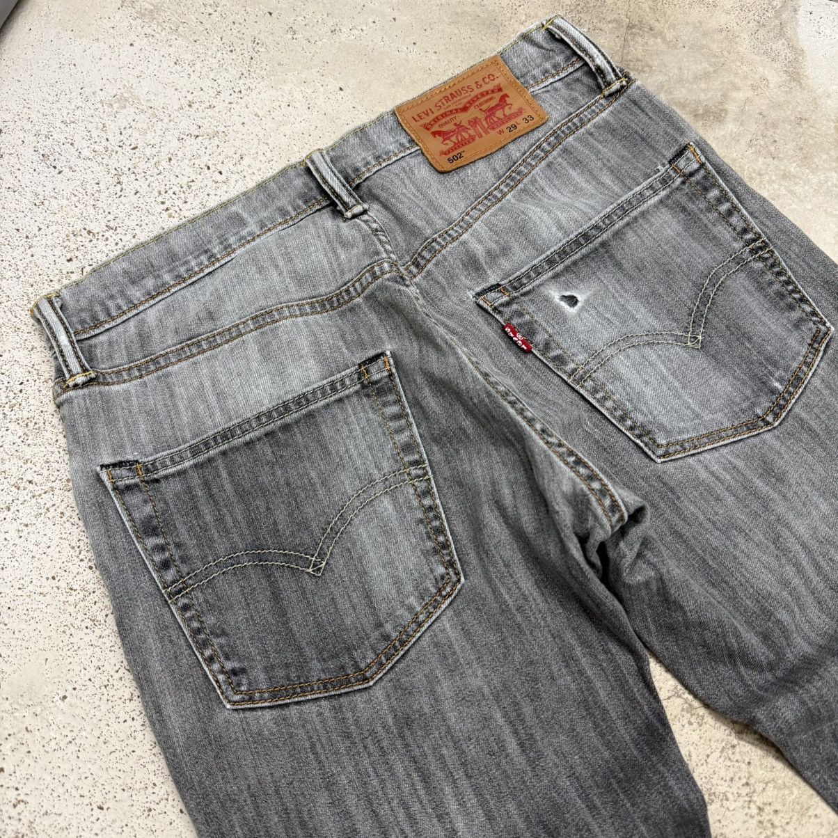 Levi's Levis 502 Minor Distressed Denim Pants Size US 29 - 9 Thumbnail