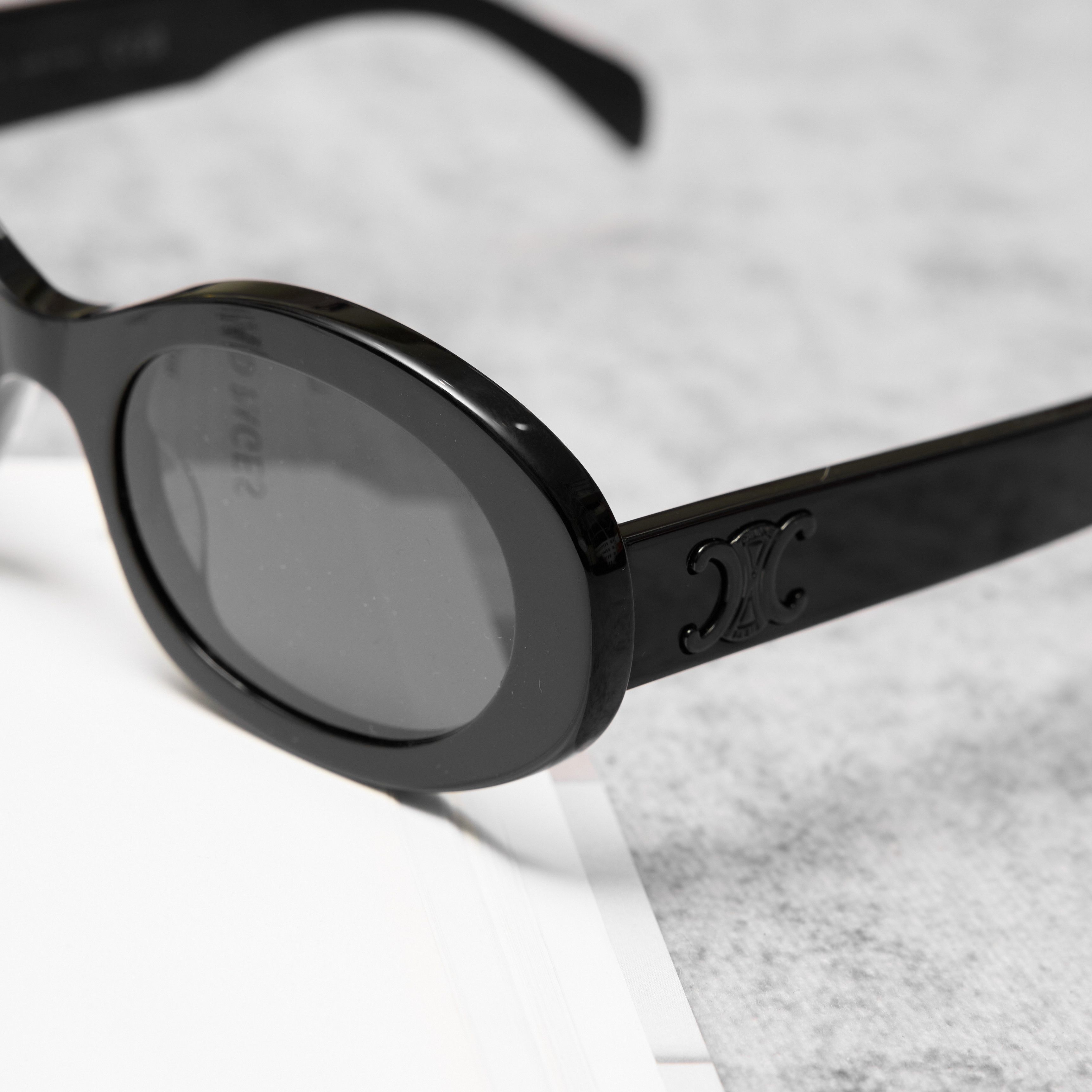 Celine CELINE Triomphe 01 Sunglesses In Acetate Size ONE SIZE - 4 Thumbnail