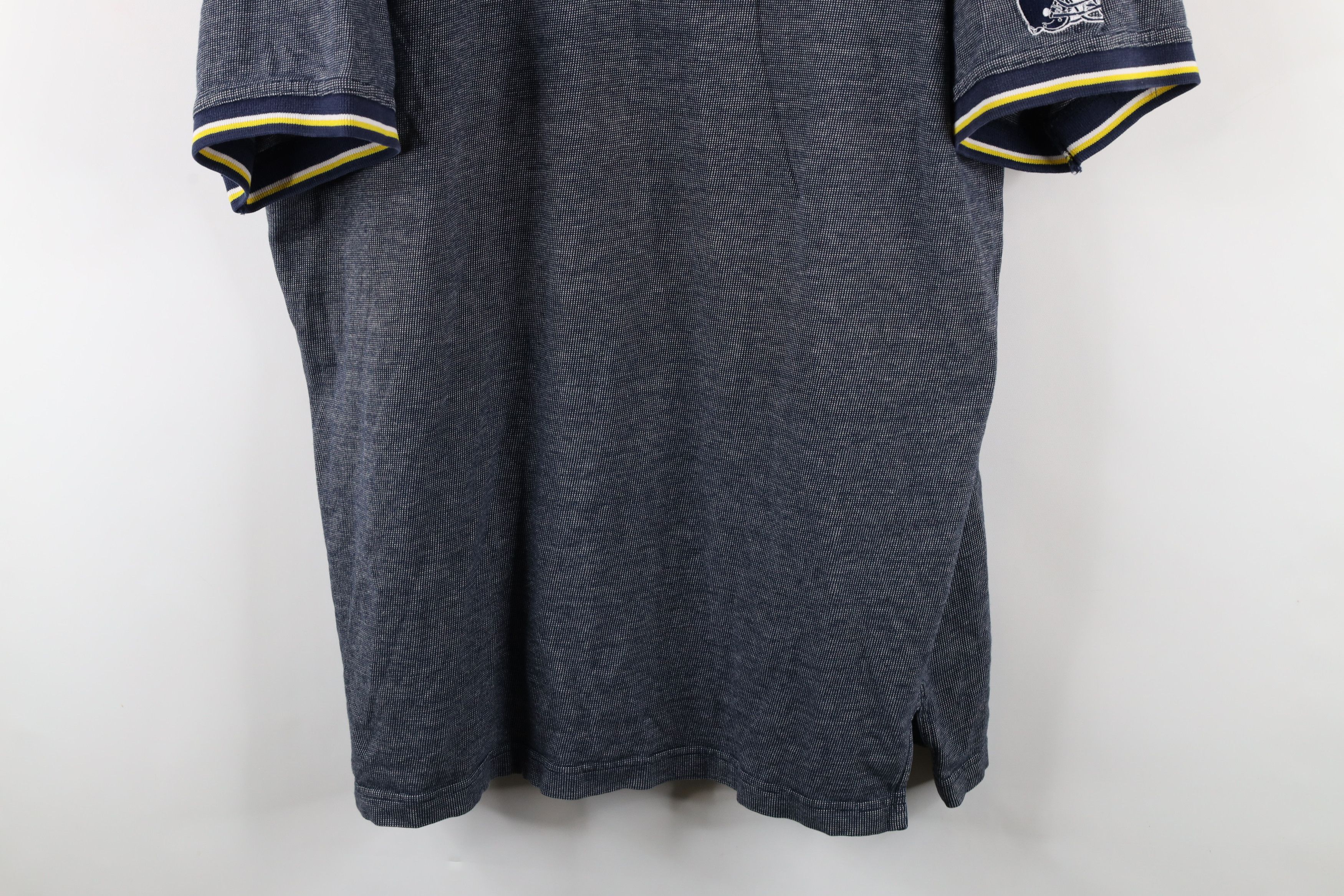 Vintage Vintage 90s House University of Michigan Football Polo Shirt Size US XXL / EU 58 / 5 - 3 Thumbnail