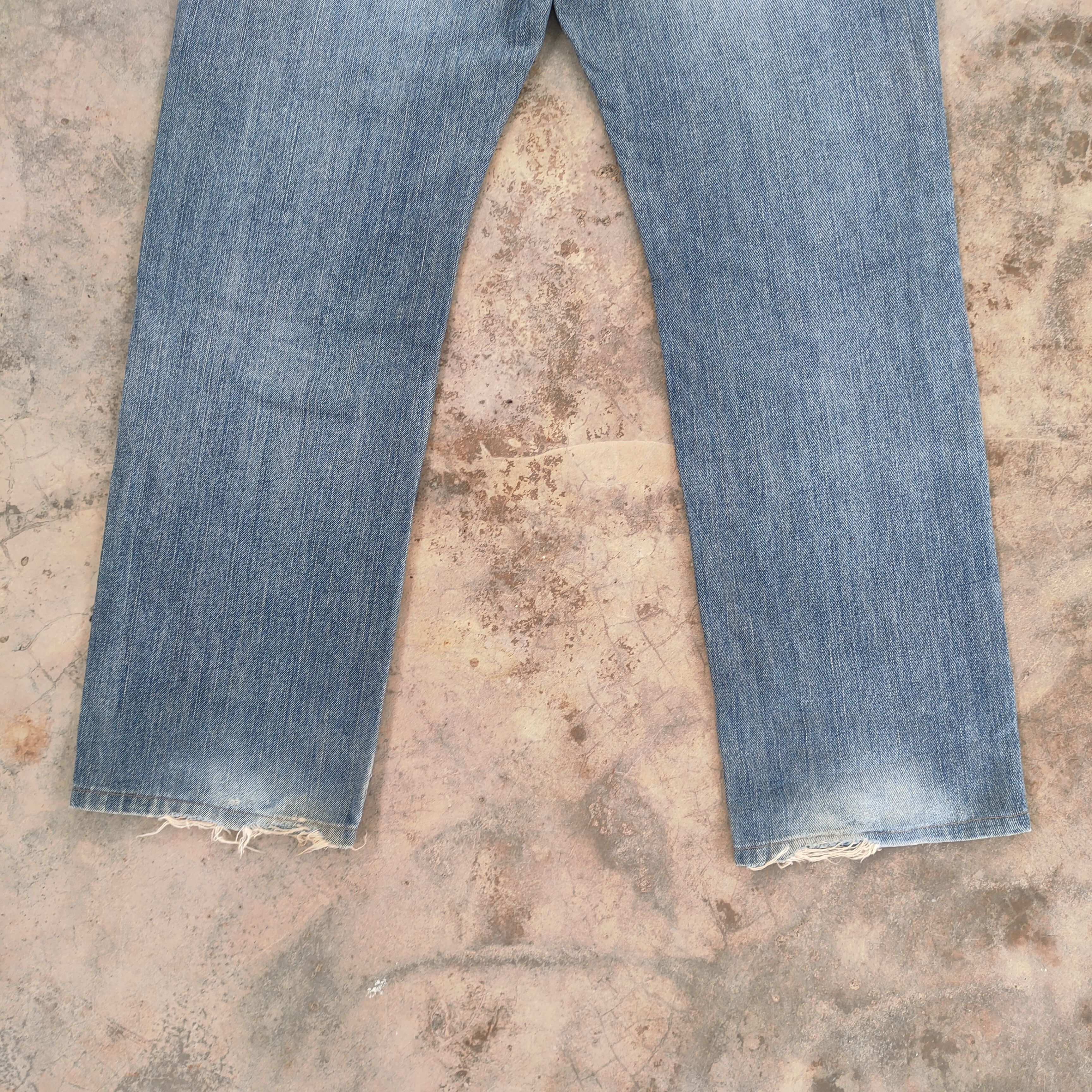 Edwin VINTAGE EDWIN FADED DISTRESSED JEANS DENIM PANTS Size US 35 - 12 Thumbnail