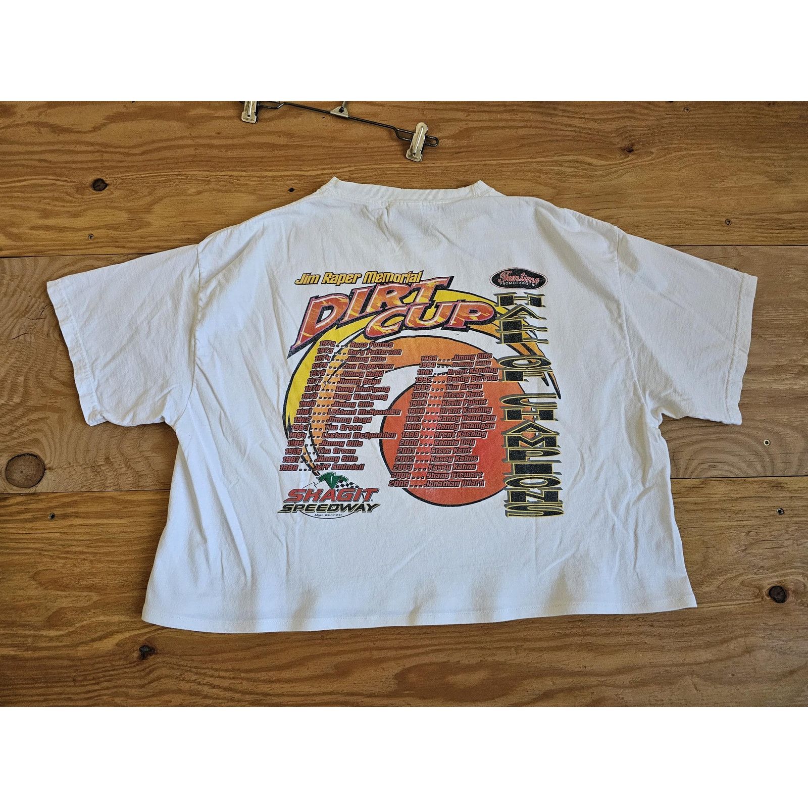 Other Skagway Raceway Jim Raper Racing White Cropped T-shirt Sz L Size US L / EU 52-54 / 3 - 2 Thumbnail