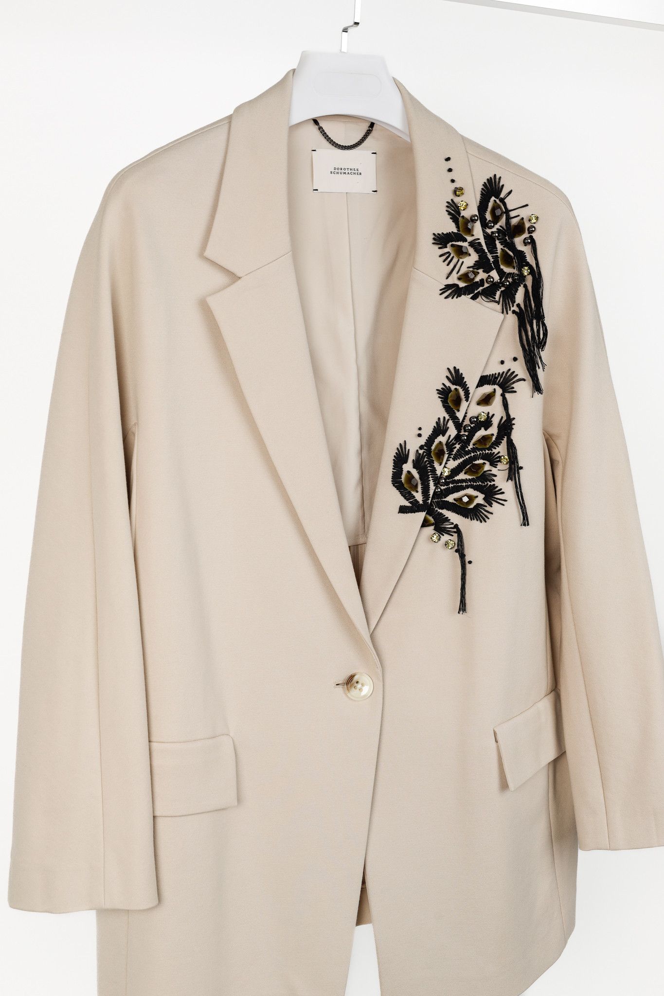DOROTHEE SCHUMACHER Dorothee Schumacher Emotional Essence Embroidered Jacket Size XL / US 12-14 / IT 48-50 - 3 Thumbnail