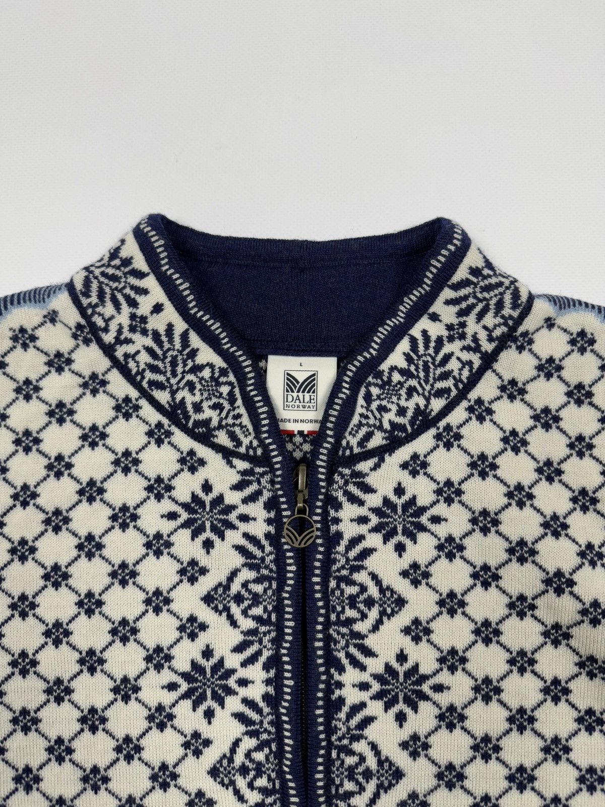 Dale Of Norway Dale Of Norway Women’s Wool Knit Zip Sweater Size L / US 10 / IT 46 - 8 Thumbnail