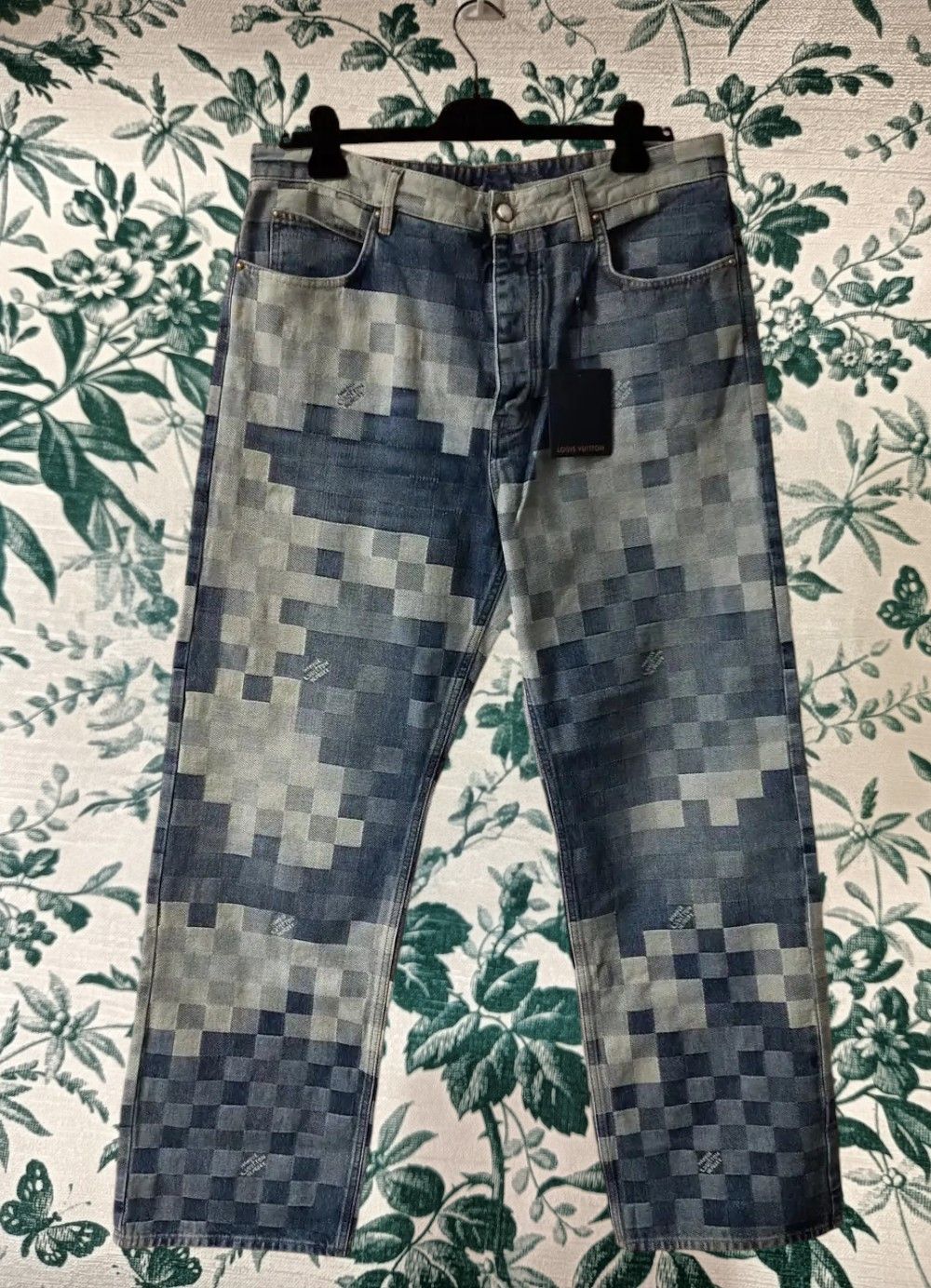 Louis Vuitton Damier Print Skate Denim Jeans Size US 38 / EU 54 - 1 Thumbnail