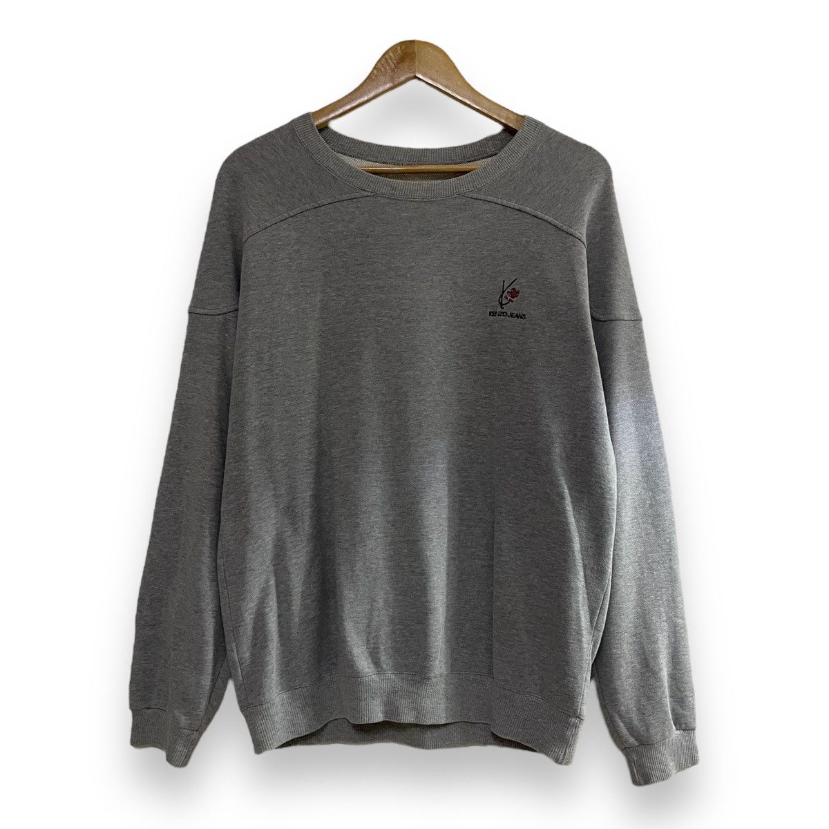 Japanese Brand ORIGINAL KENZO MADE IN JAPAN GREY SWEATSHIRT Size US L / EU 52-54 / 3 - 2 Thumbnail