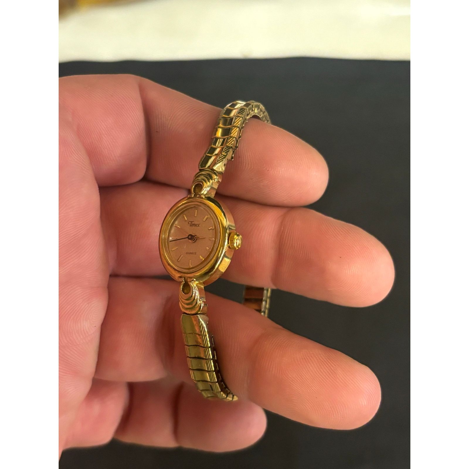 Timex Timex Gold Tone Women’s Watch! New Battery! Size ONE SIZE - 6 Thumbnail