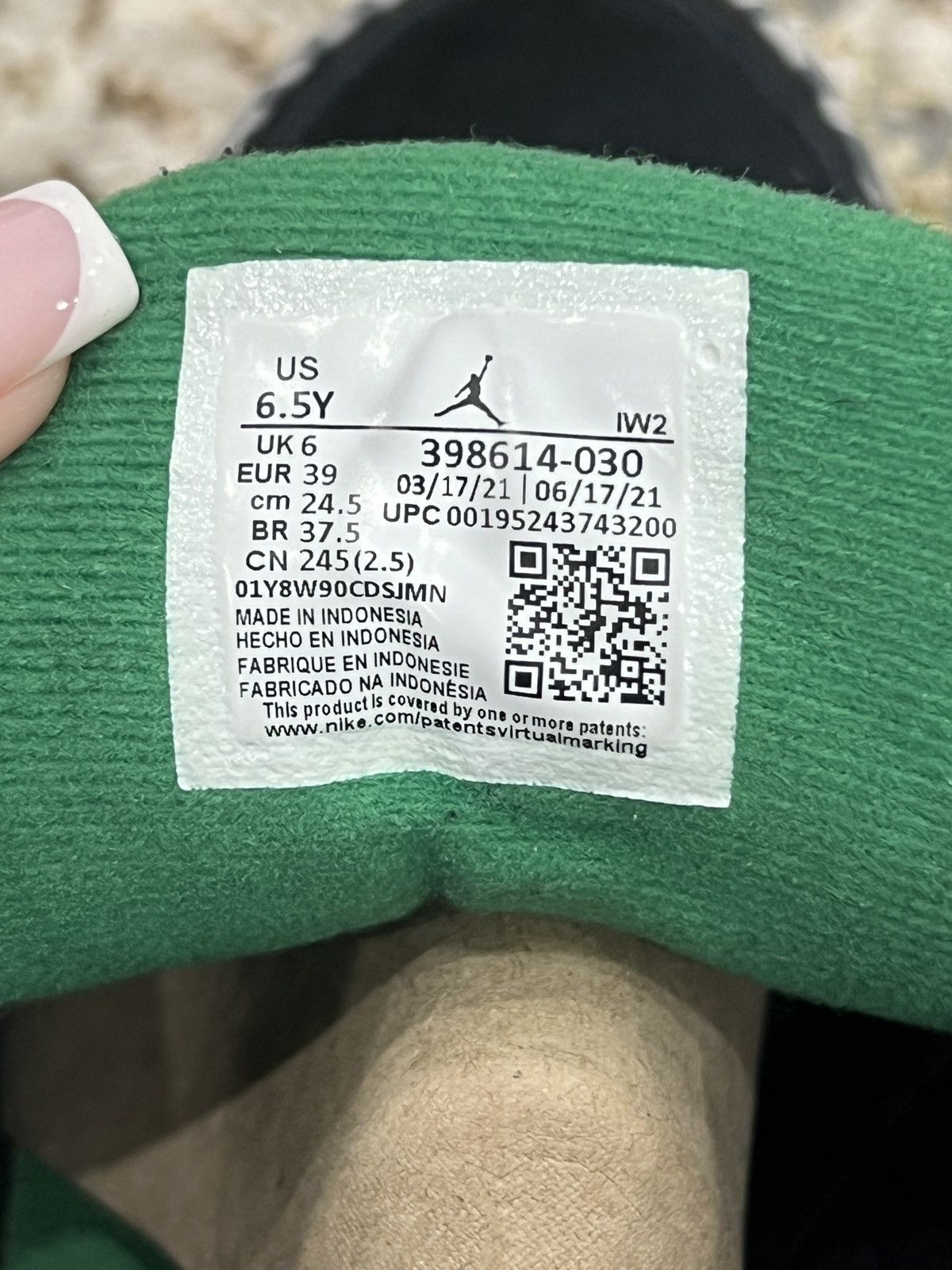 Jordan Brand Air Jordan 3 RETRO(GS) Size US 6.5 / EU 39-40 - 7 Thumbnail
