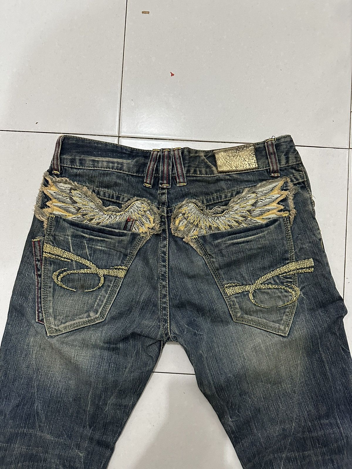 Vintage VTG Distress Red Pepper Japan & Co Jeans Size US 31 - 3 Thumbnail