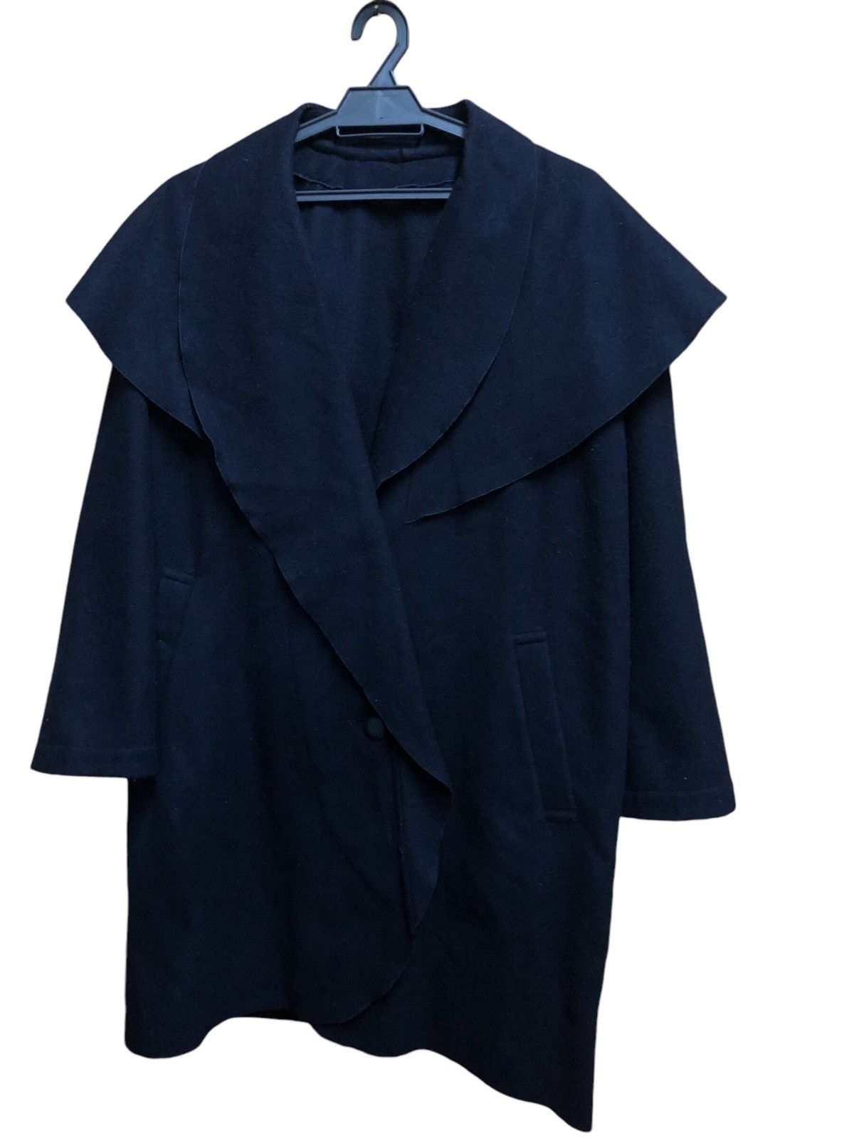 Y's × Yohji Yamamoto Y’s Yohji Yamamoto Avant Garde Wool Over Coat Size L / US 10 / IT 46 - 1 Thumbnail