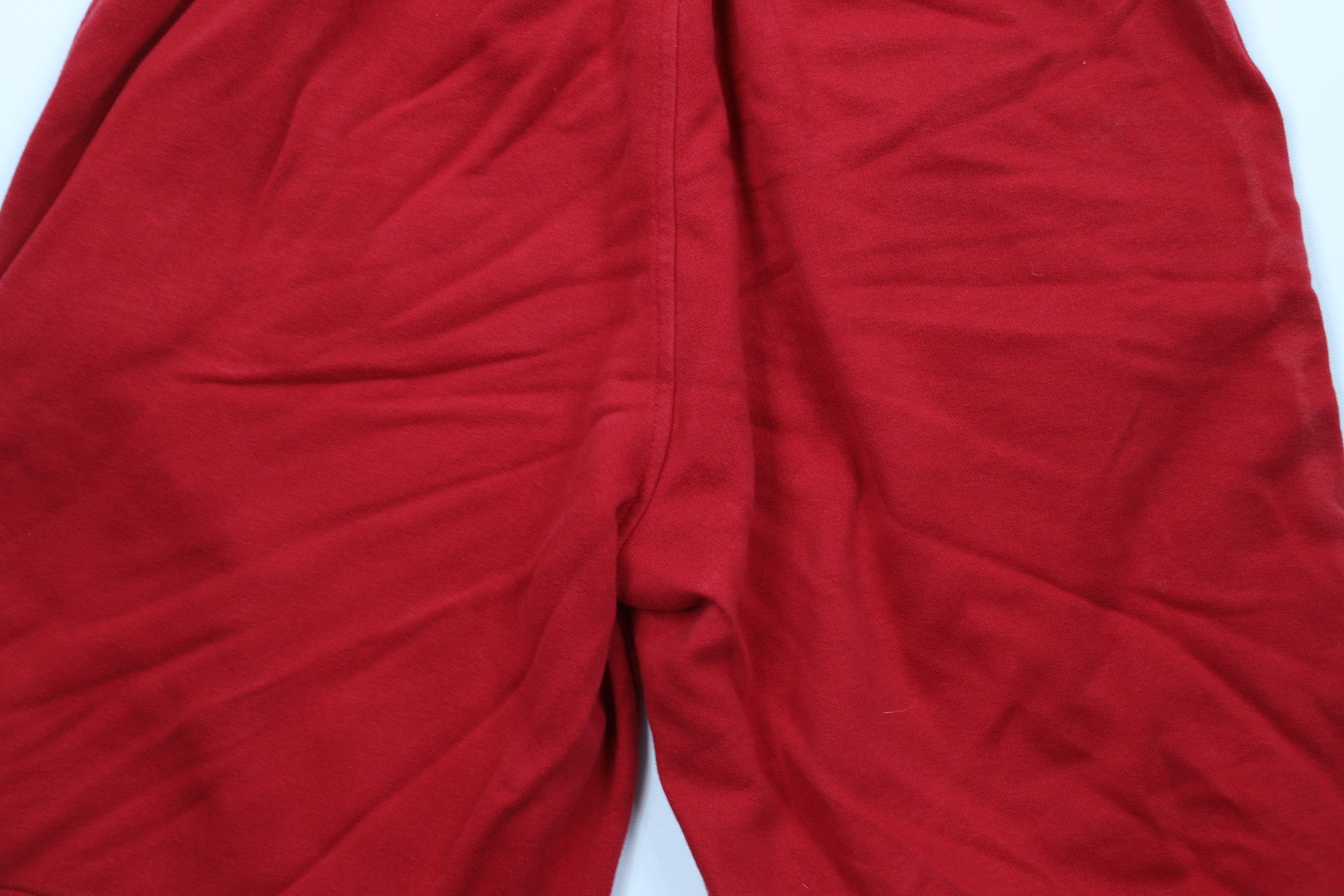 Nike × Vintage Vintage Nike Air Jordan French Terry Sweatpants Shorts Red Size US 32 / EU 48 - 11 Thumbnail