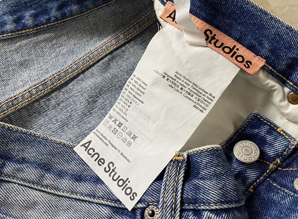 Acne Studios Acne Studios 2003 Vintage Blue 3/4 Jeans Size US 34 / EU 50 - 8 Thumbnail