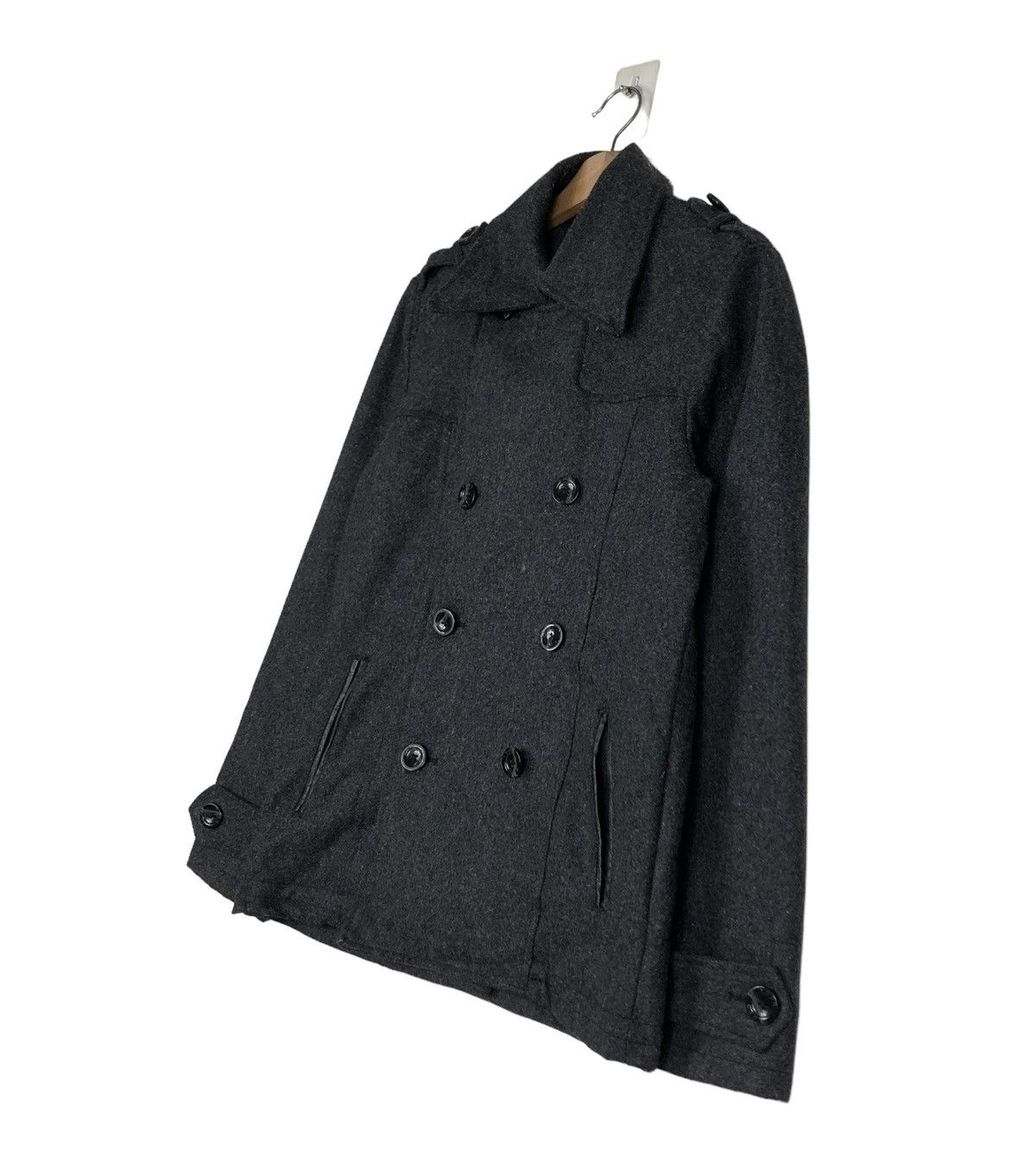 Japanese Brand 🔥VINTAGE BIKER JACKET WOOL DOUBLE COLLAR UNITED SPORTS UNION Size US L / EU 52-54 / 3 - 2 Thumbnail