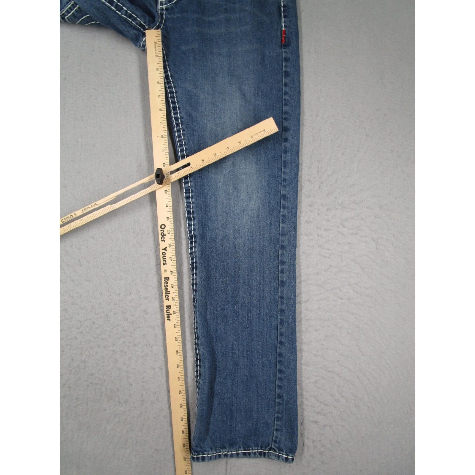 True Religion True Religion Jeans Mens 32 Blue Billy Super T Bootcut Denim 5-Pocket USA Made Size US 32 / EU 48 - 7 Thumbnail