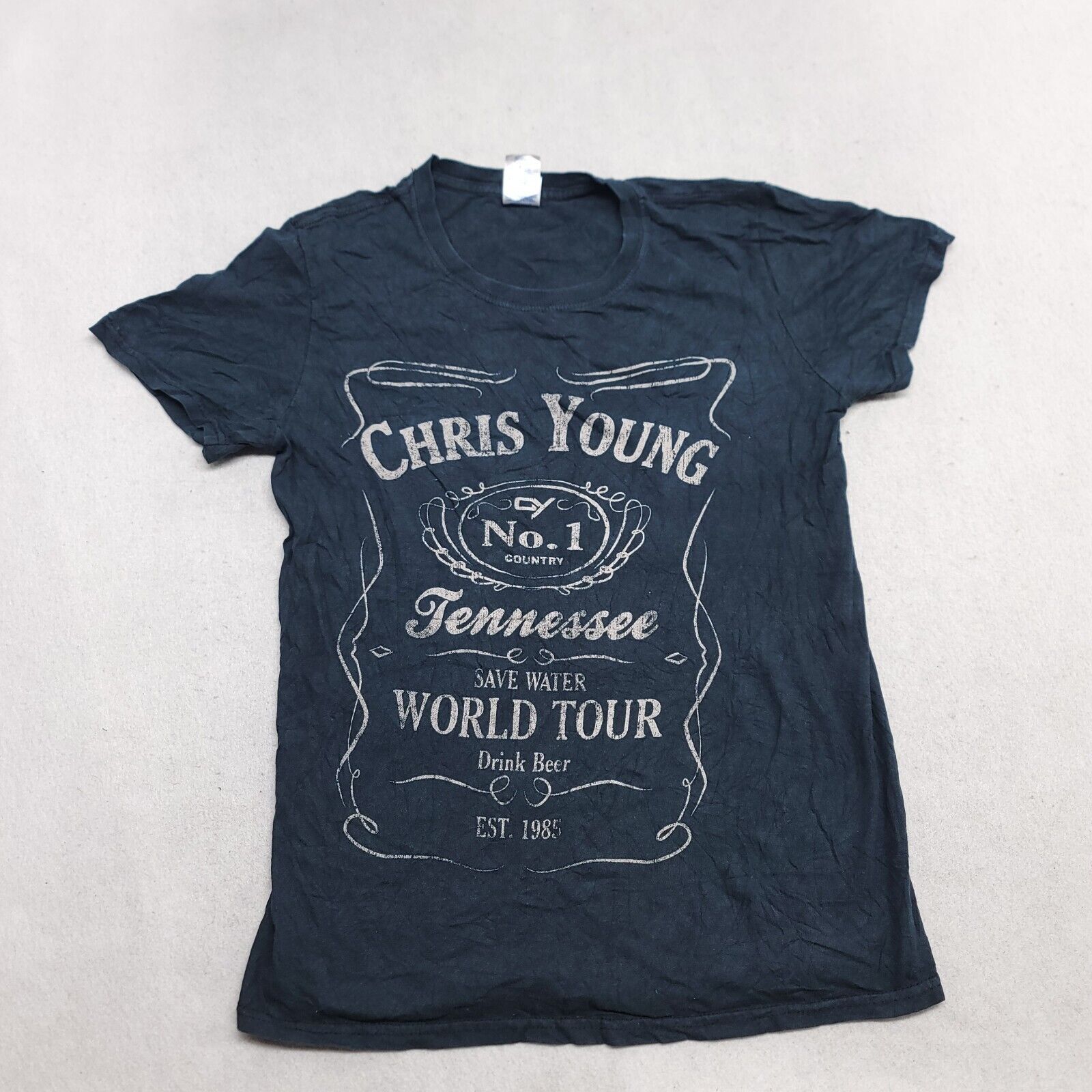 Gildan Chris Young Gildan Short Sleeve T Shirt Womens Size S Black Size S / US 4 / IT 40 - 1 Thumbnail