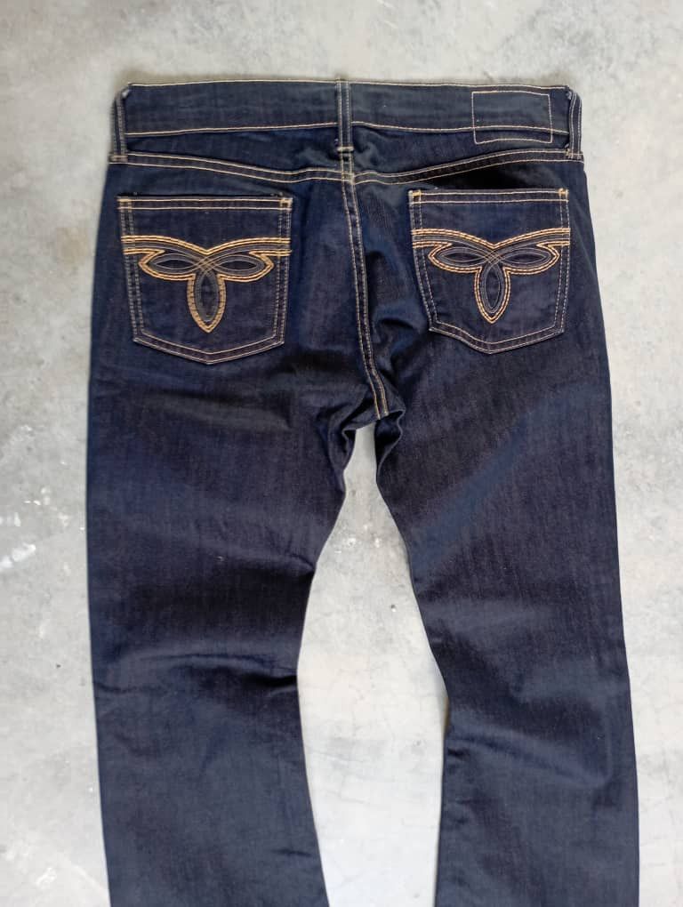 Tornado Mart Flare Jeans Mud Rusty Ted Baker Bootcut Jeans Like New Size US 29 - 5 Thumbnail