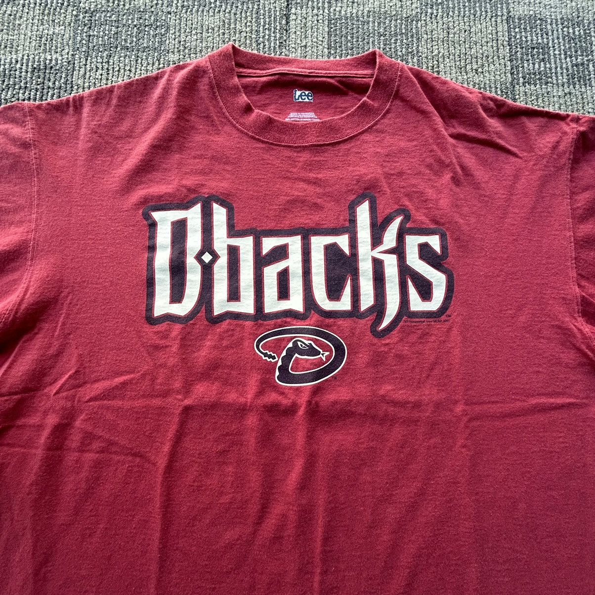 Lee Arizona Diamondbacks Lee Sport Spell-Out T-shirt Size US XL / EU 56 / 4 - 2 Thumbnail