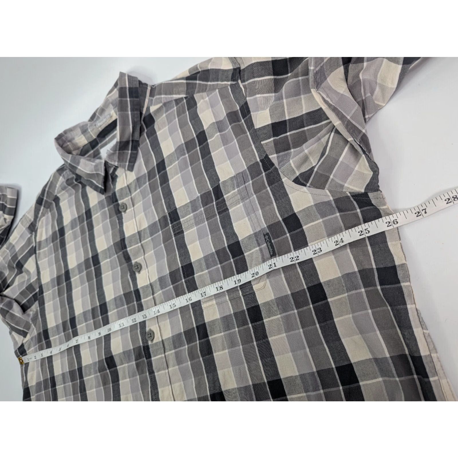 Vintage Columbia Shirt Men's XL Grey Plaid Hardy Ridge Button Up Long Sleeve Stretch Size US XL / EU 56 / 4 - 6 Thumbnail