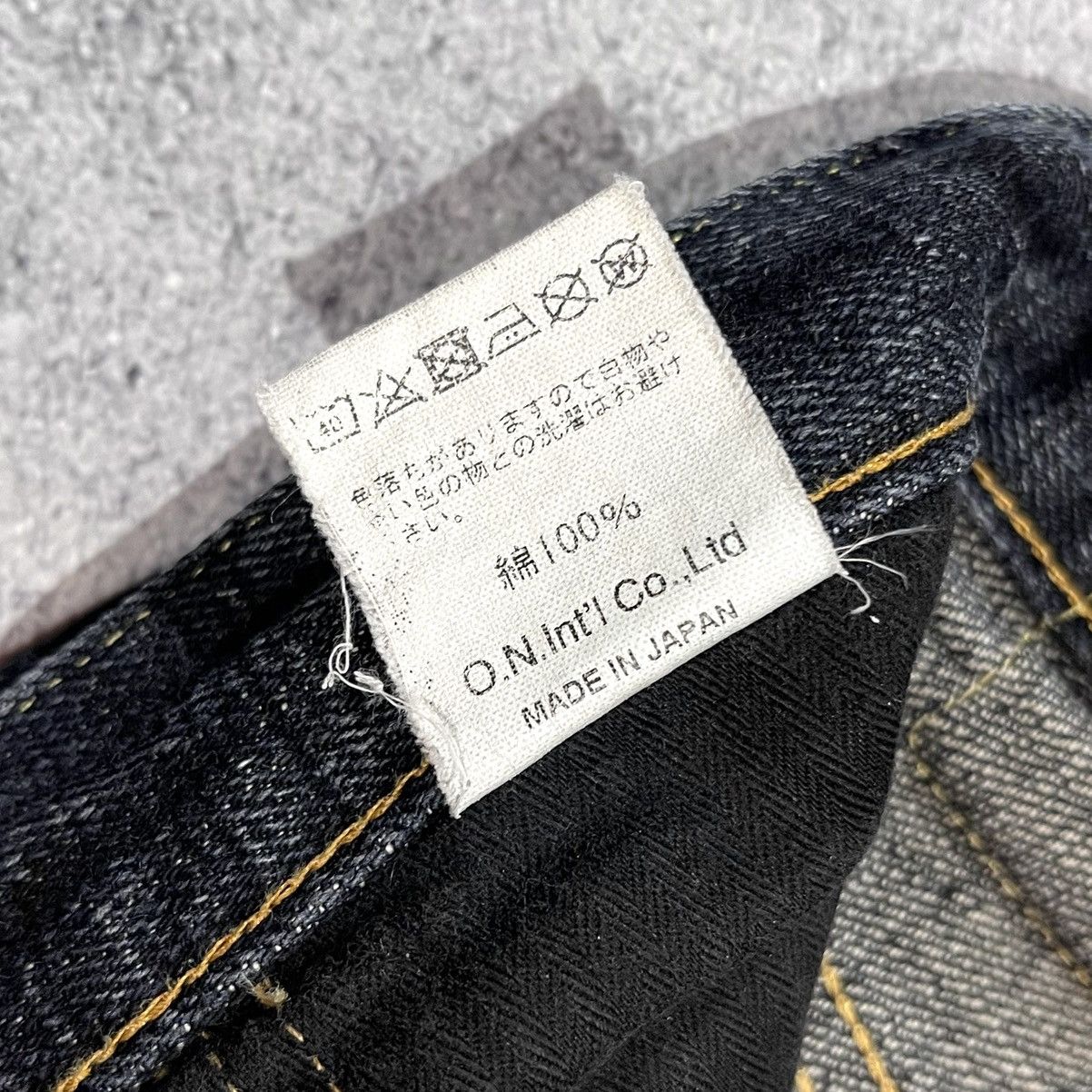 Oni ONI Denim Selvedge Jeans Indigo ONI-902-AIZUMI Made Japan 29 Size US 29 - 12 Thumbnail