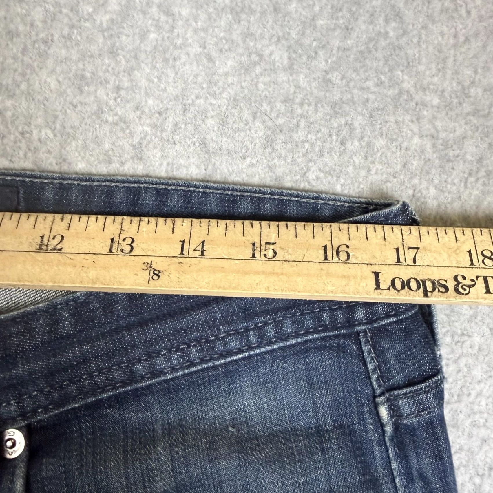 AG Jeans AG Jeans Adirano Goldschmied Men's 34x34 The Matchbox Slim Straight Jeans Shirt? Size US 34 / EU 50 - 3 Thumbnail