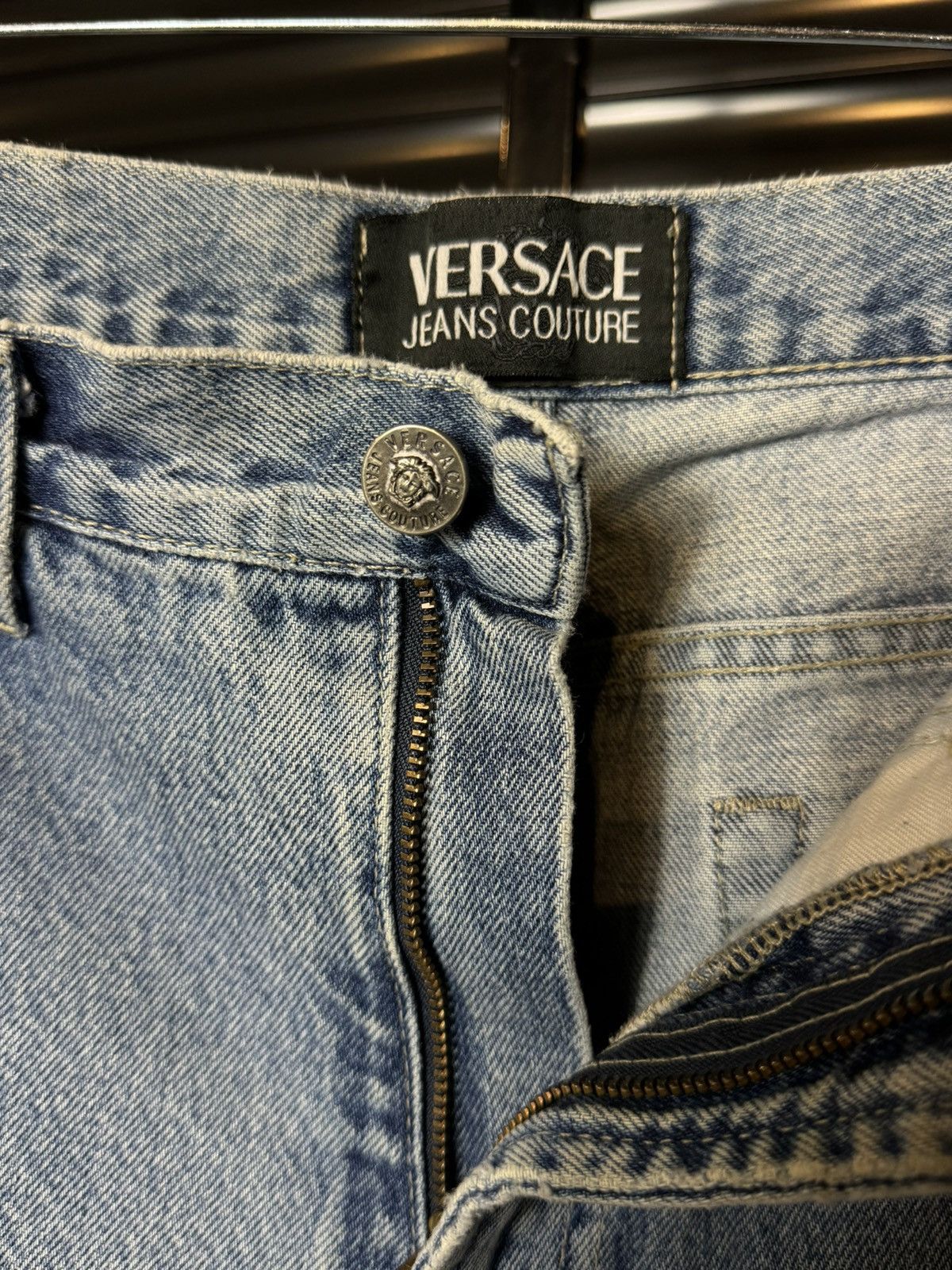 Versace Jeans Couture Vintage 90s Versace Jeans Couture Denim - 34 Size US 33 - 7 Thumbnail