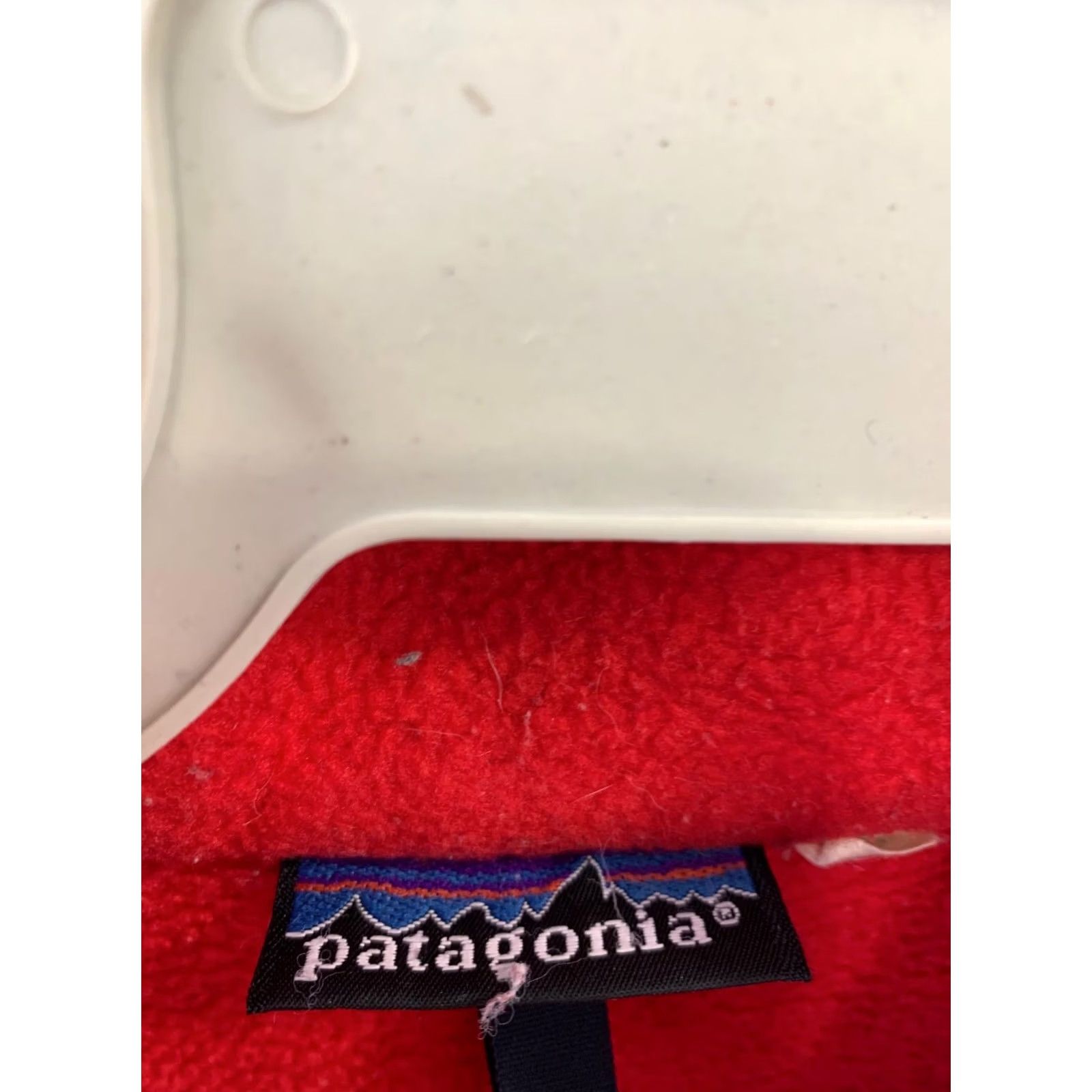 Patagonia VINTAGE Patagonia Synchilla Fleece Pullover Jacket Men’s L Red USA Snap-T Style Size US L / EU 52-54 / 3 - 3 Thumbnail
