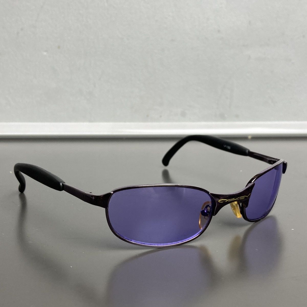 image of Metalic Oakley Purple Glasses, Women's