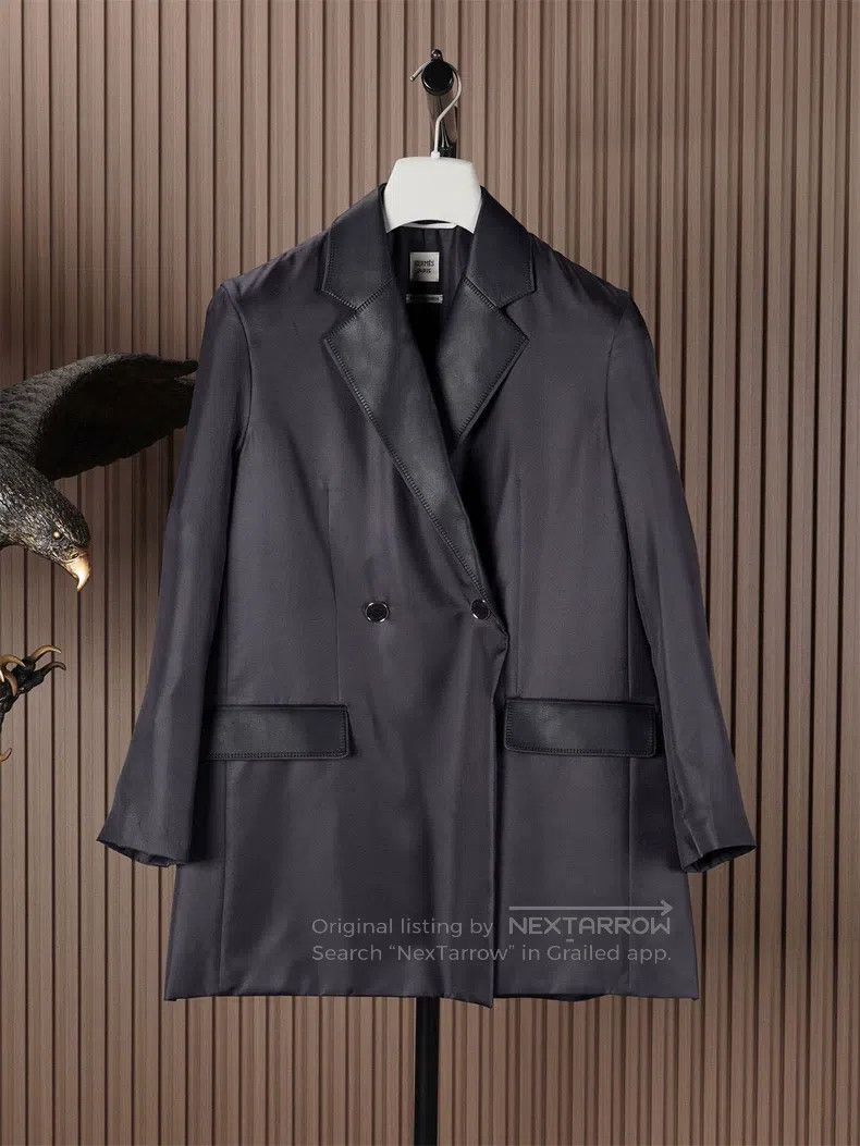Other Hermes Silk and Leather Jacket Size XS / US 0-2 / IT 36-38 - 1 Thumbnail