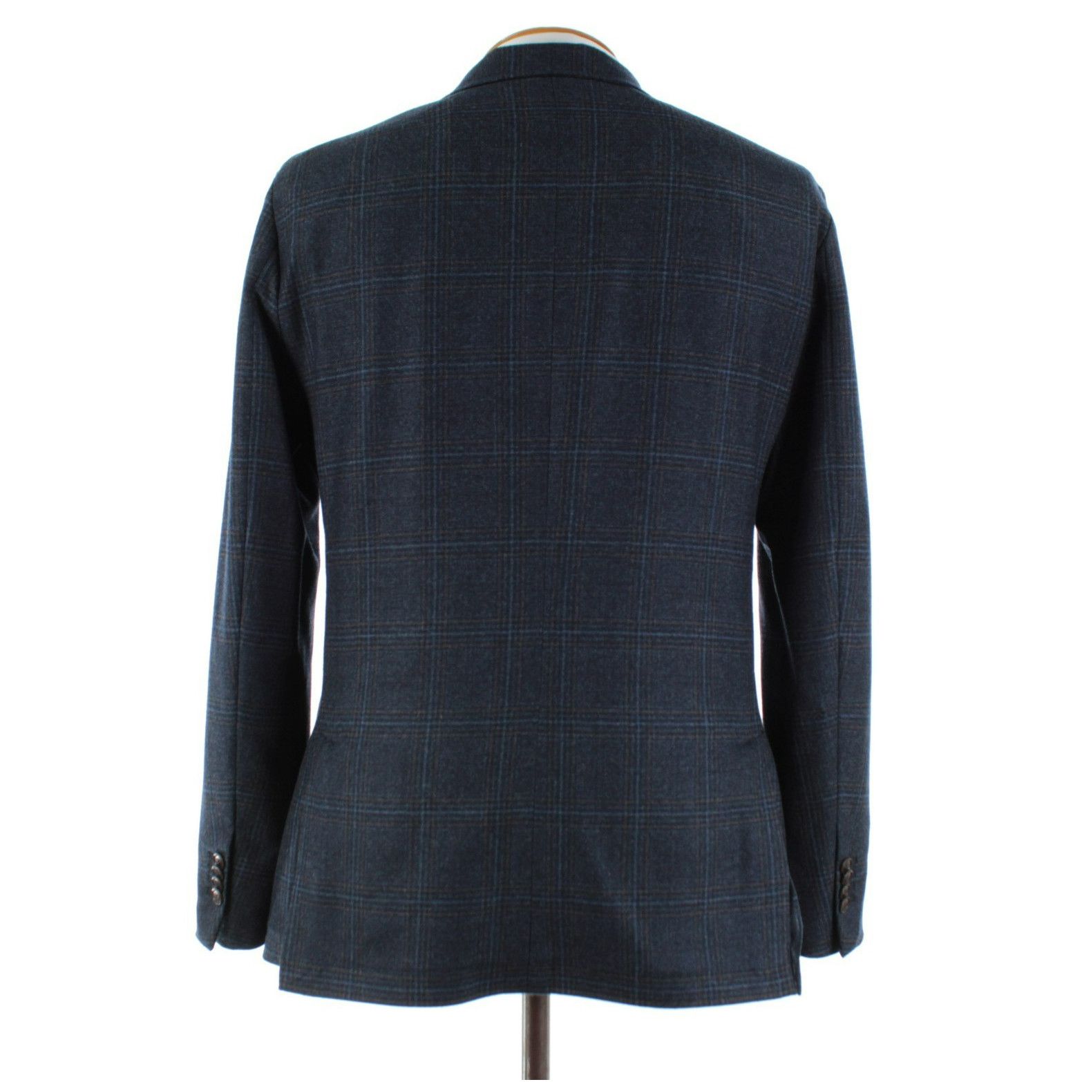Luciano Barbera Luciano Barbera Sport Coat Size 44 US in Blue Size 44R - 5 Thumbnail