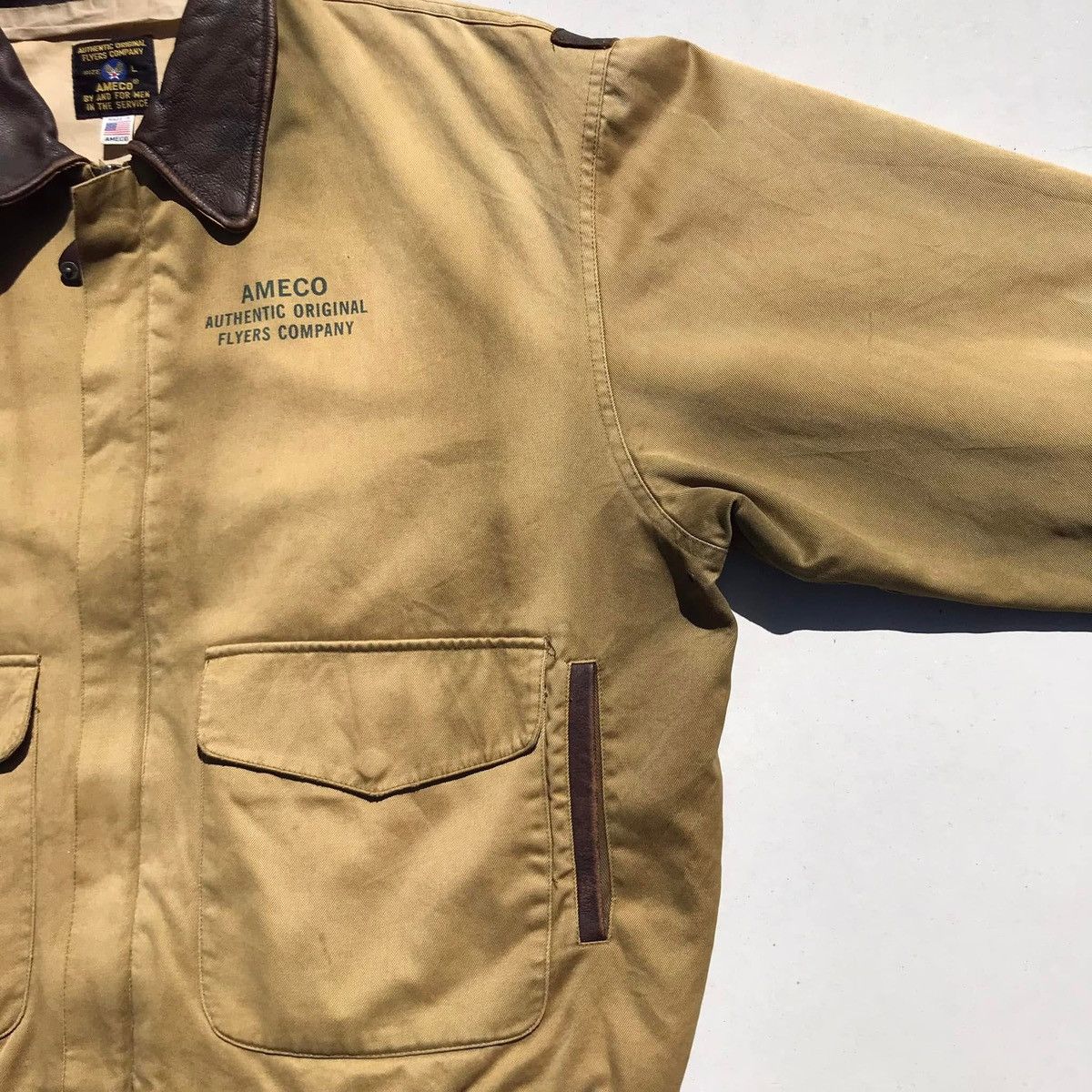 Vintage RARE🔥 Vintage U.s Army Air Force Ameco Bomber Jacket Size US L / EU 52-54 / 3 - 10 Thumbnail