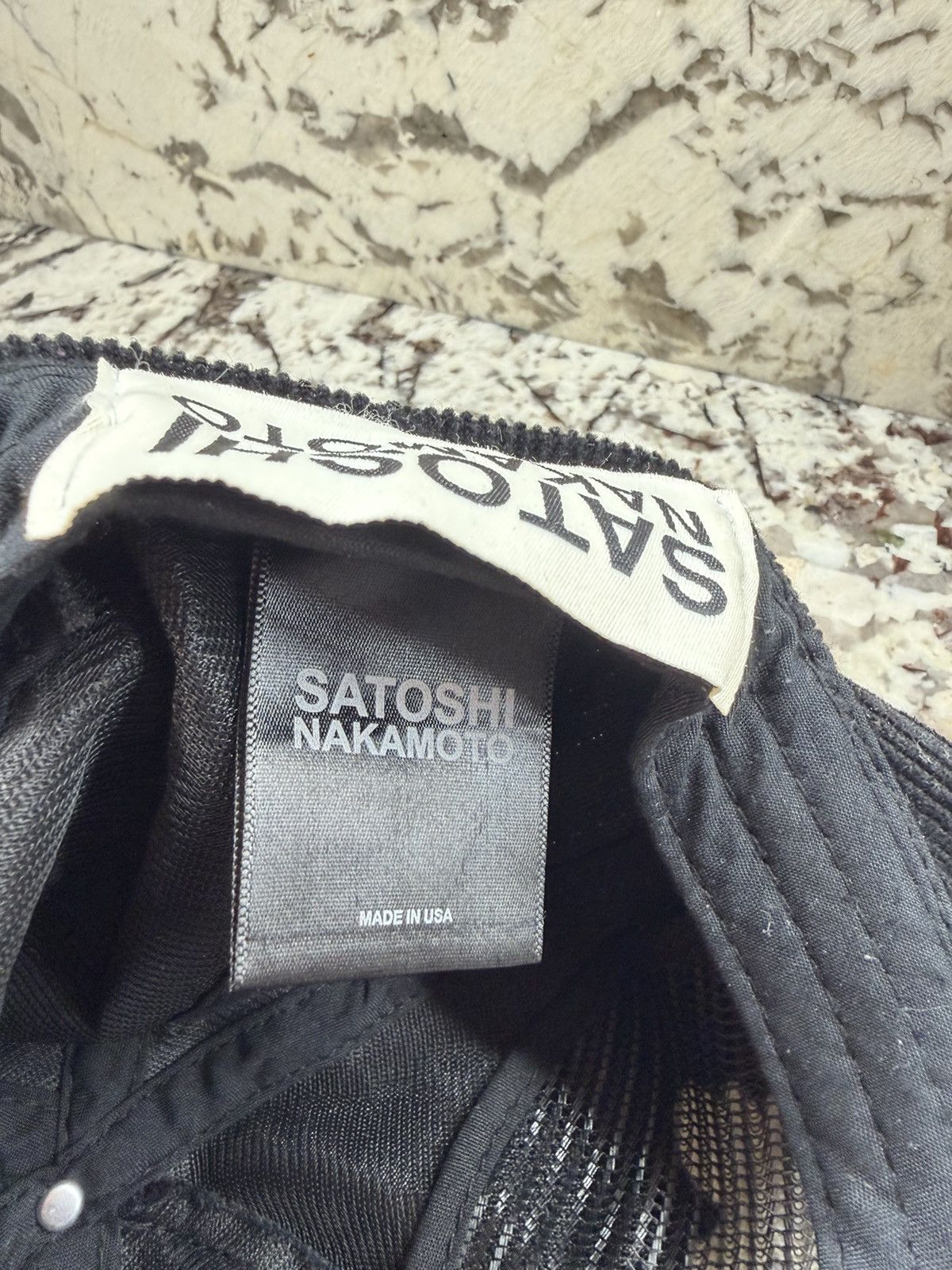 Satoshi Nakamoto Satoshi Nakamoto Chainstitch Logo Hat Corduroy Size ONE SIZE - 10 Thumbnail