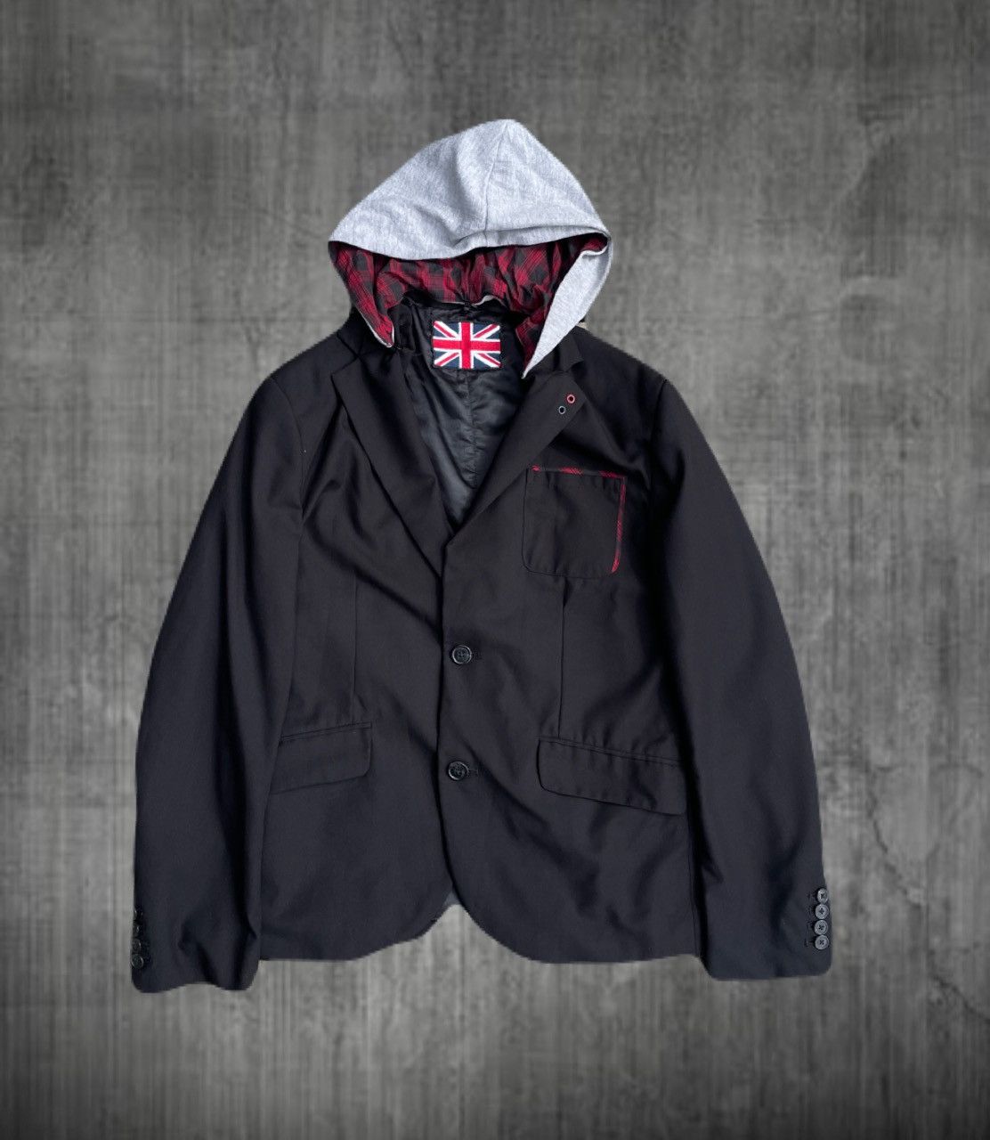 If Six Was Nine 2000s Japanese archive Vkei Docking Tailored Jacket Gyaruo Size US M / EU 48-50 / 2 - 1 Thumbnail