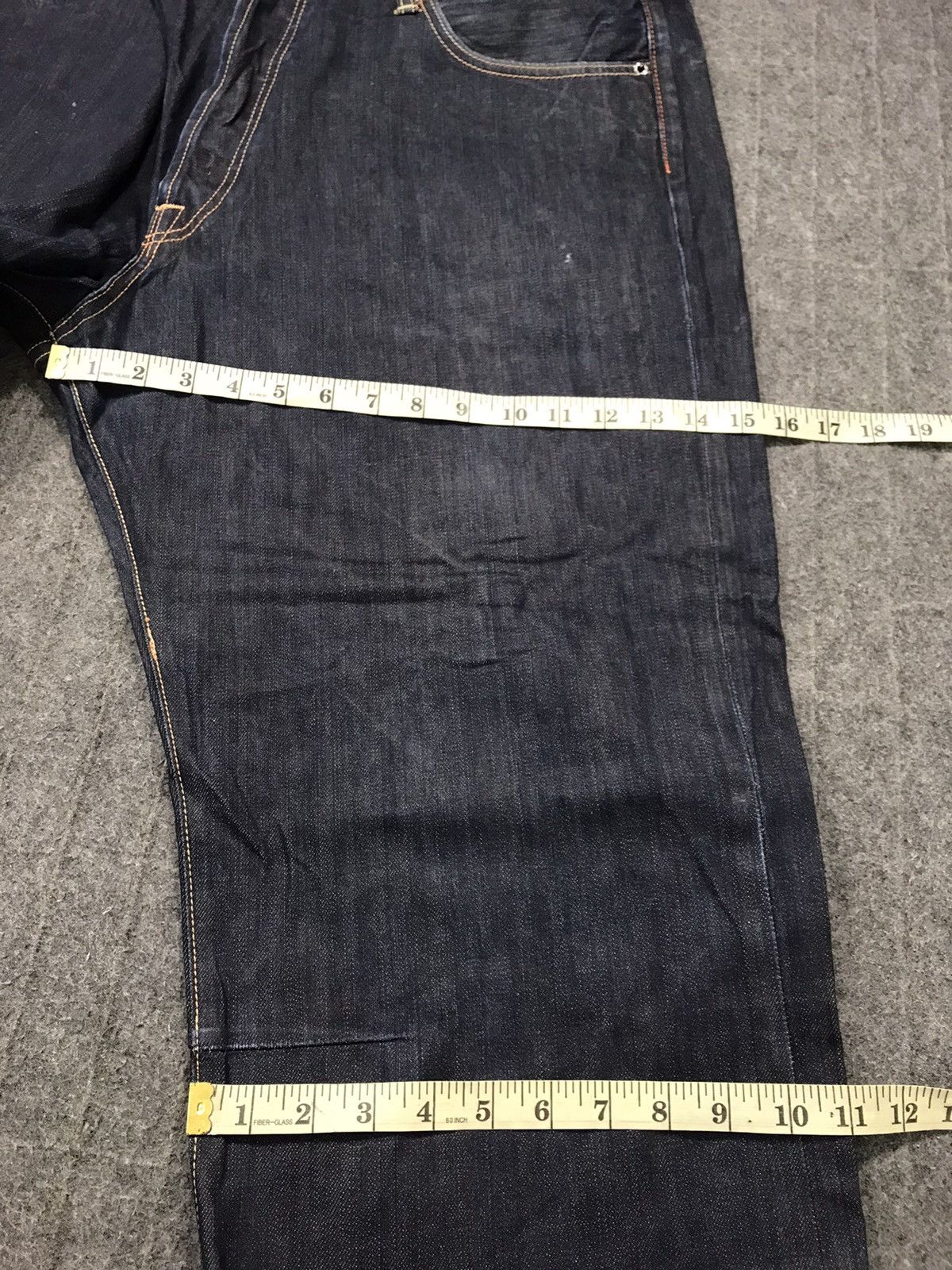 Christian Audigier Ed Hardy Denim by Christian Audigier Baggy Straight Cut Size US 41 - 13 Thumbnail