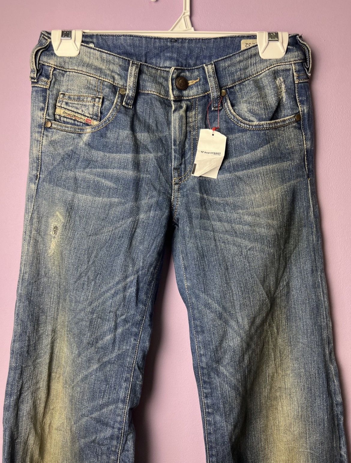 Diesel 🔥Vintage Diesel Distressed Denim Size 27" / US 4 / IT 40 - 10 Thumbnail