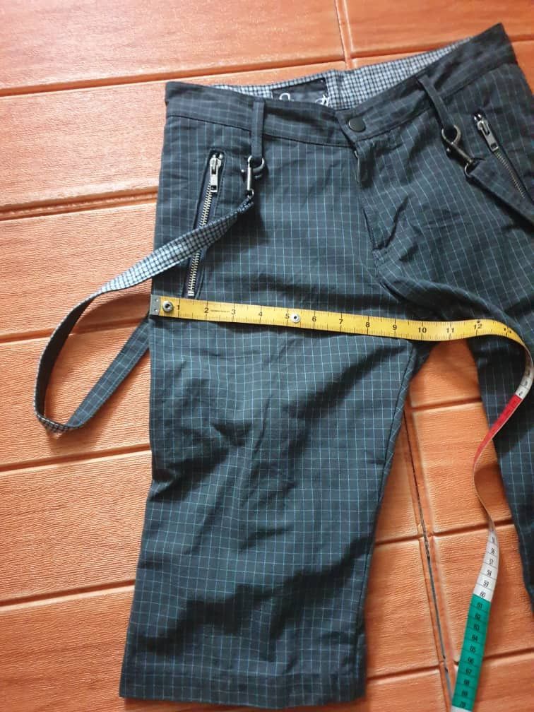 Japanese Brand 💥Sladky Japanese brand checkered punk rock style short pant Size US 27 - 10 Thumbnail