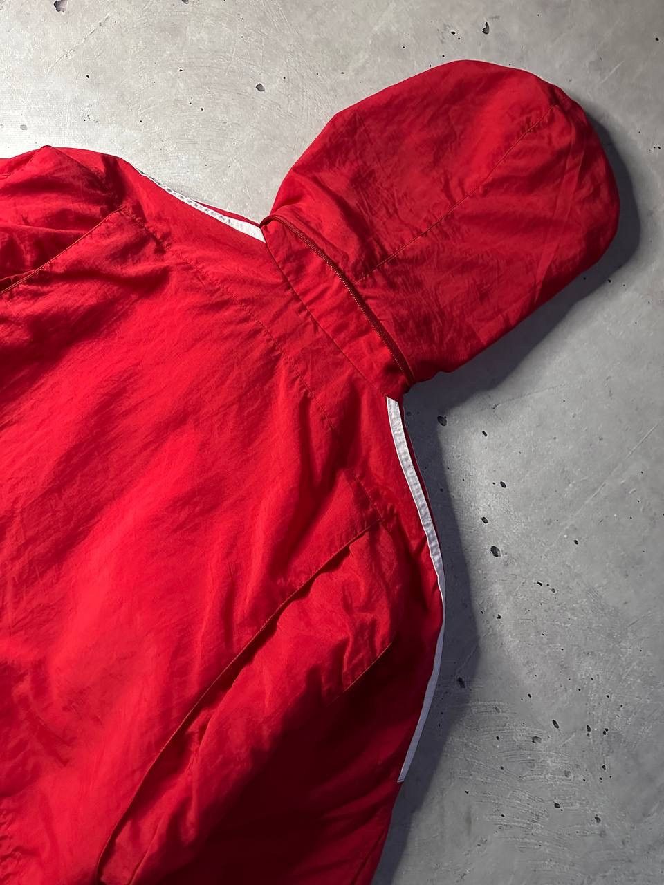 Adidas Vintage 80s Adidas Made in France Red Parka Jacket Men’s L Size US L / EU 52-54 / 3 - 13 Thumbnail