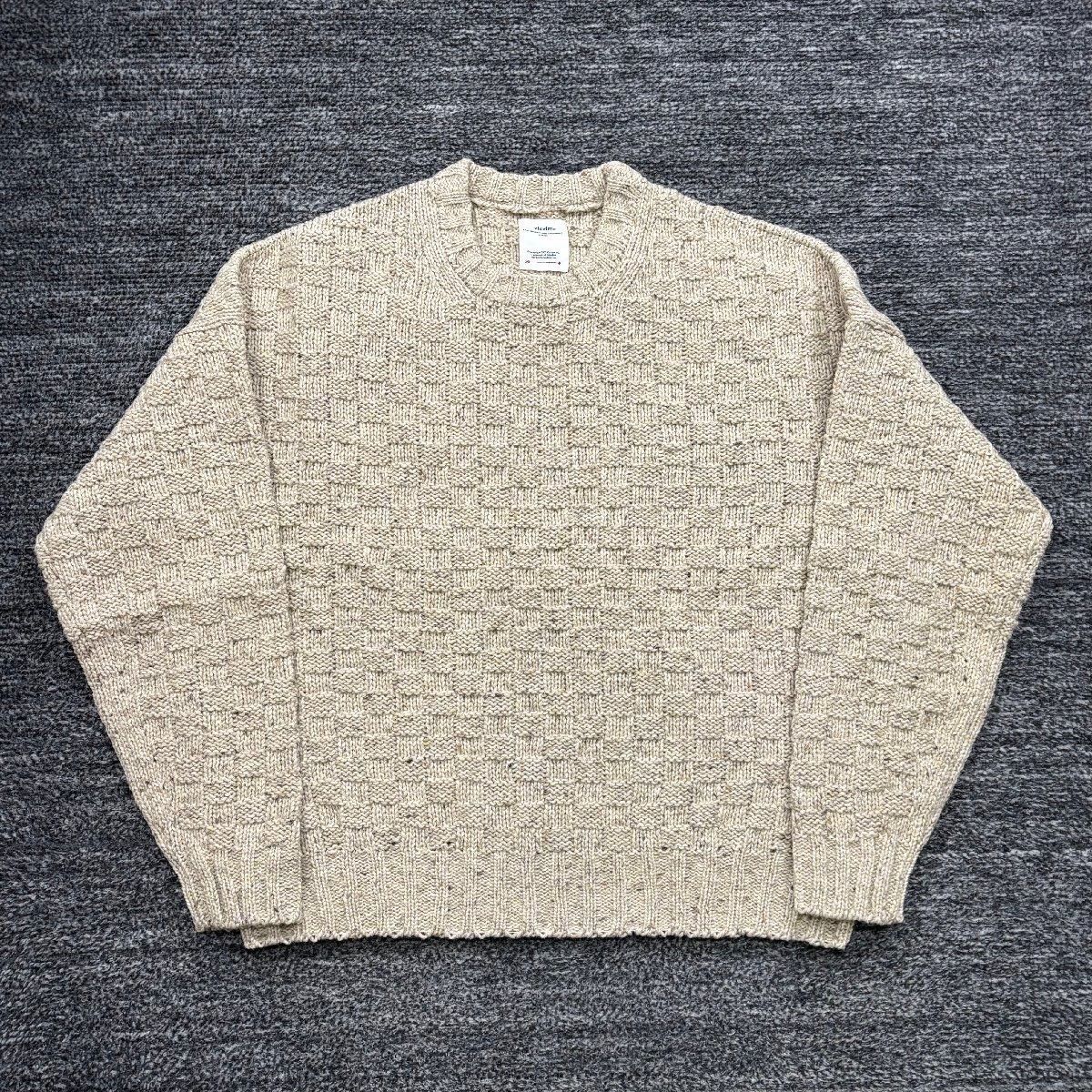 Visvim VISVIM 22AW AMPLUS CREW KNIT BEIGE Size US L / EU 52-54 / 3 - 1 Thumbnail