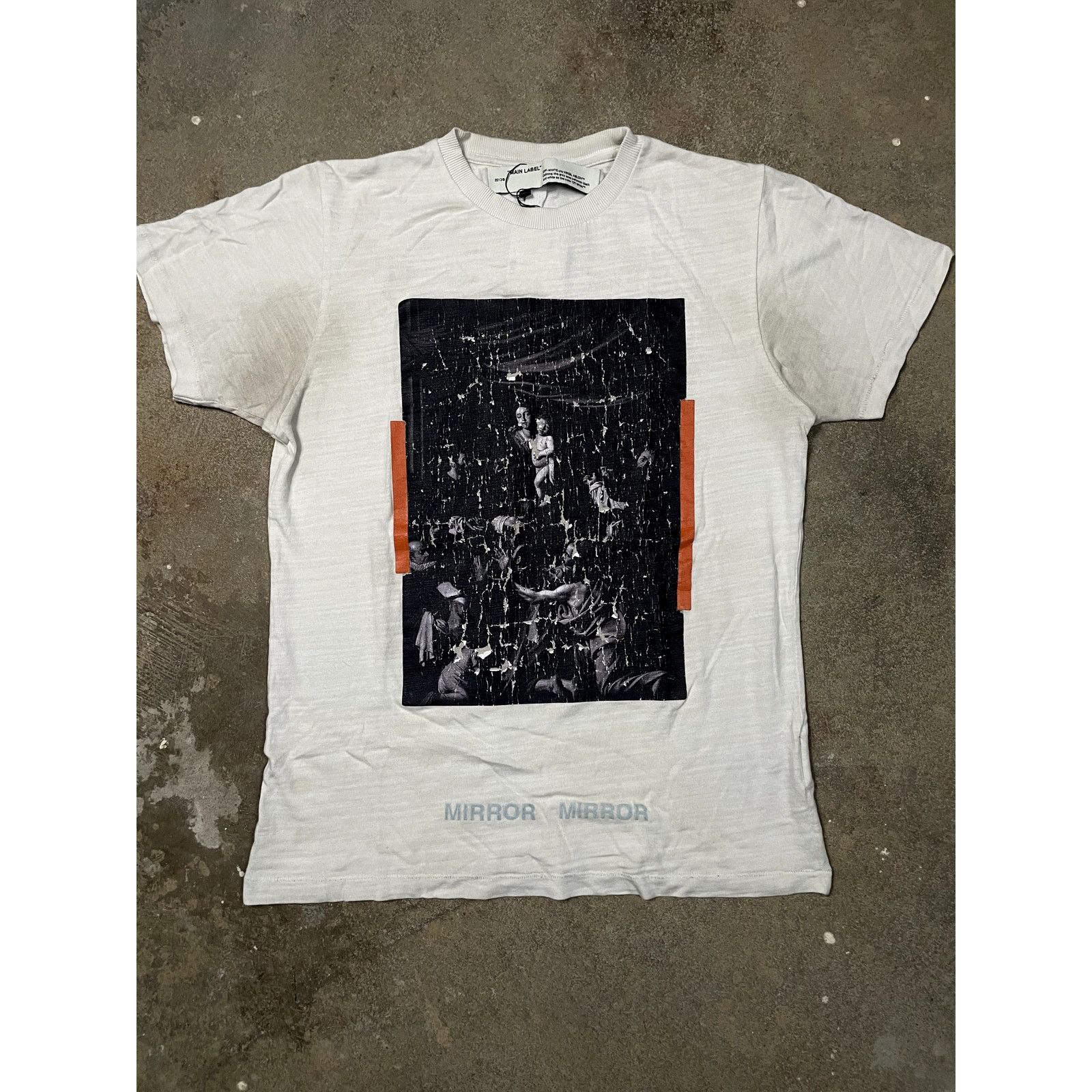 Off-White Off White Mirror Tee White Small Size US S / EU 44-46 / 1 - 1 Thumbnail