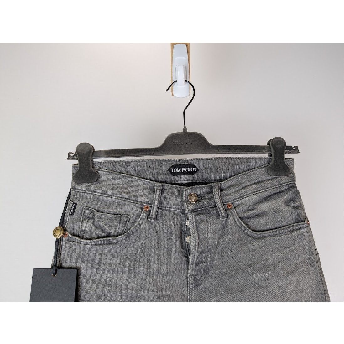 Tom Ford o1rshd1 Straight Denim Jeans in Grey Size US 29 - 2 Thumbnail