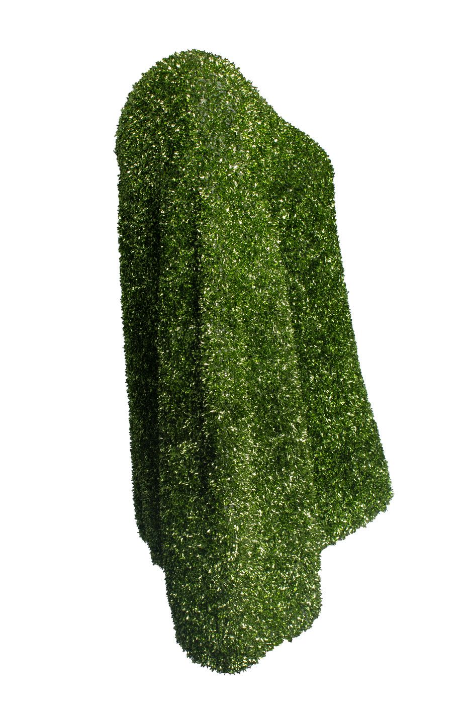 Dries Van Noten Dries van Noten, Oversized lame green sweater Size XS / US 0-2 / IT 36-38 - 3 Thumbnail