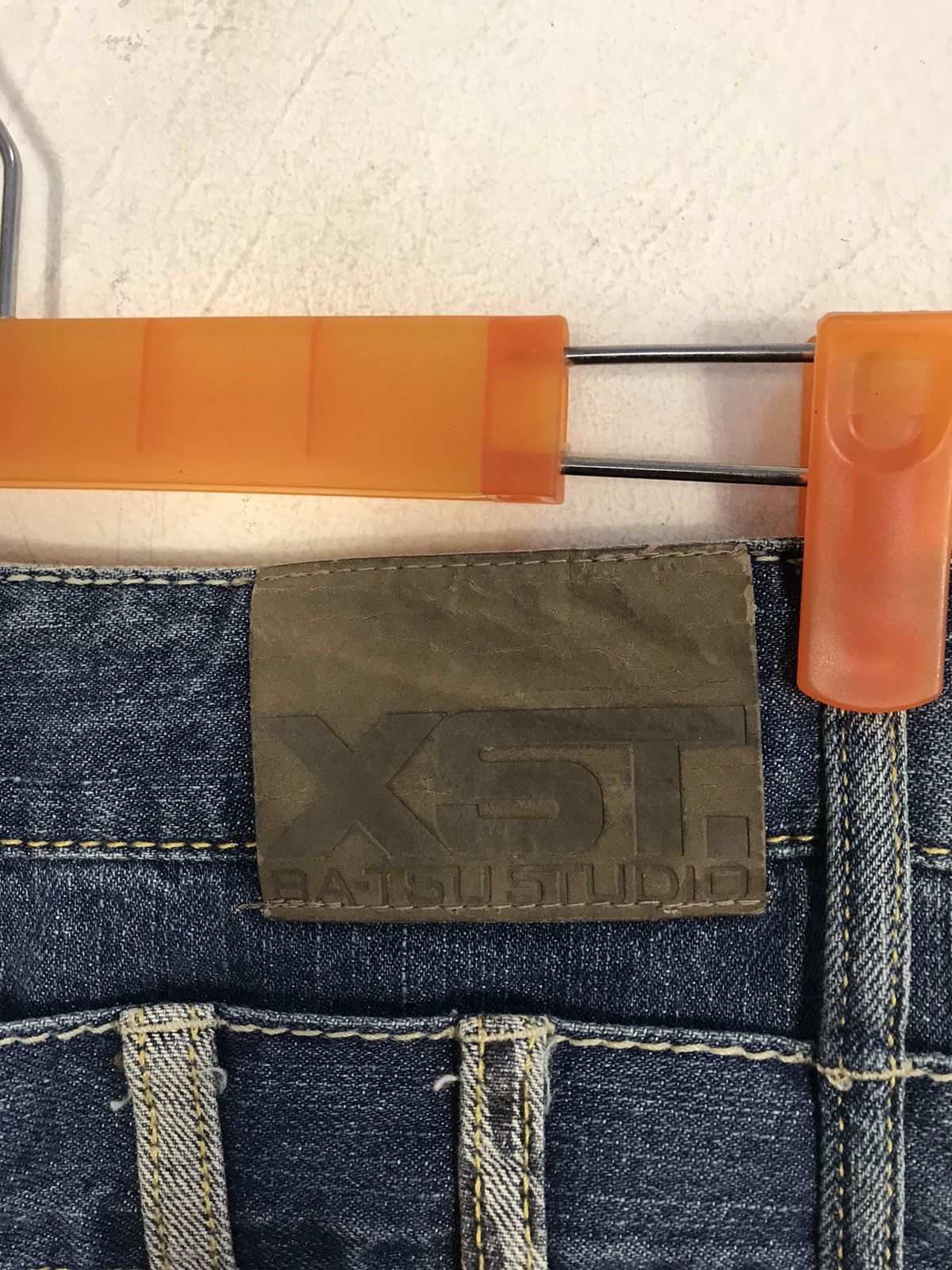 Japanese Brand Hype Japanese Brand Bat-su Studio Double Waist Denim Jeans Size US 30 / EU 46 - 8 Thumbnail