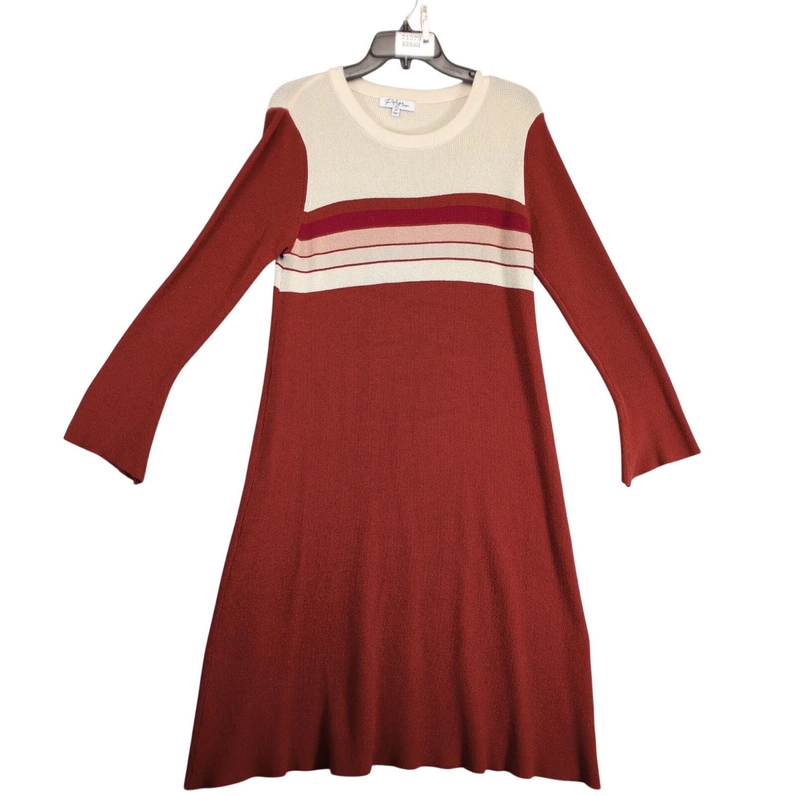 Other Polagram Colorblock Striped Knit Sweater Dress Sz M Size M / US 6-8 / IT 42-44 - 1 Thumbnail