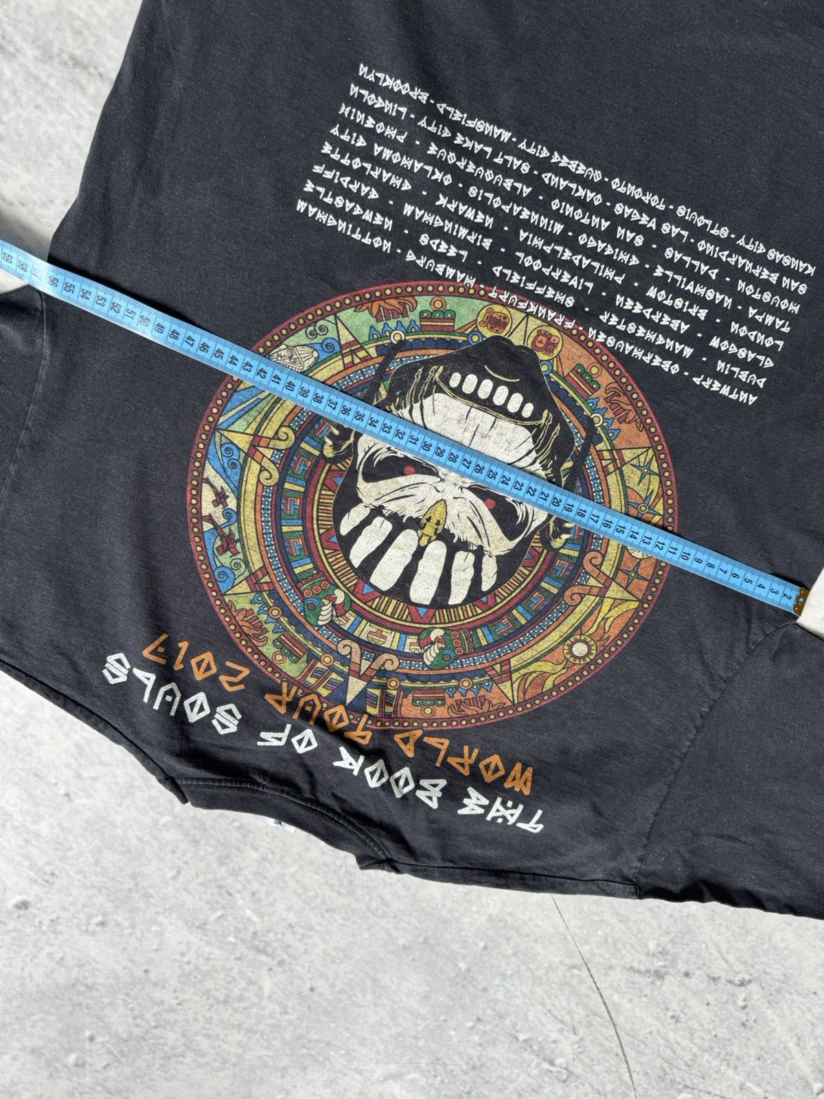 Fruit Of The Loom × Iron Maiden Iron Maiden 2017 tour big logo Size US XL / EU 56 / 4 - 7 Thumbnail
