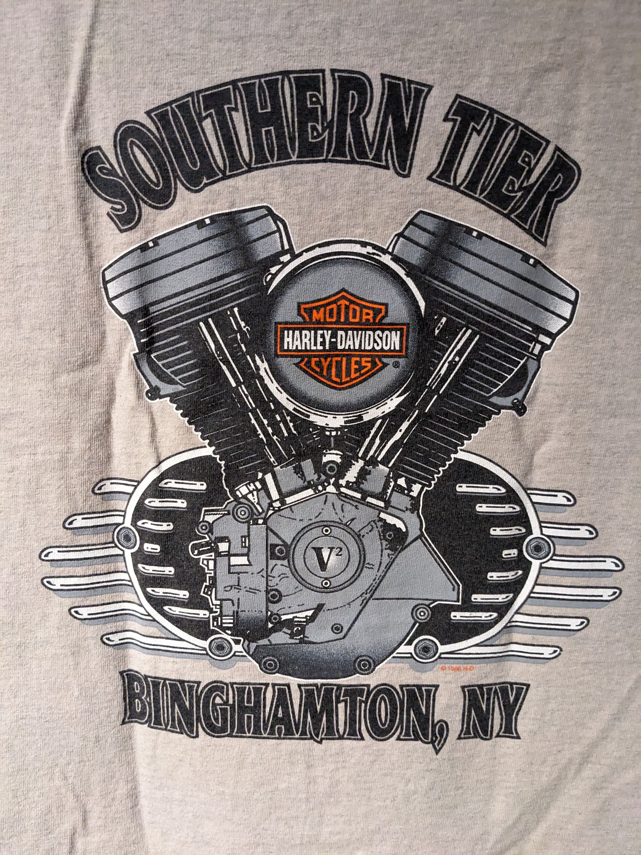 Harley Davidson × Vintage Vintage 1996 Harley Davidson Eagle Wolf Animal T-Shirt Size US M / EU 48-50 / 2 - 6 Thumbnail