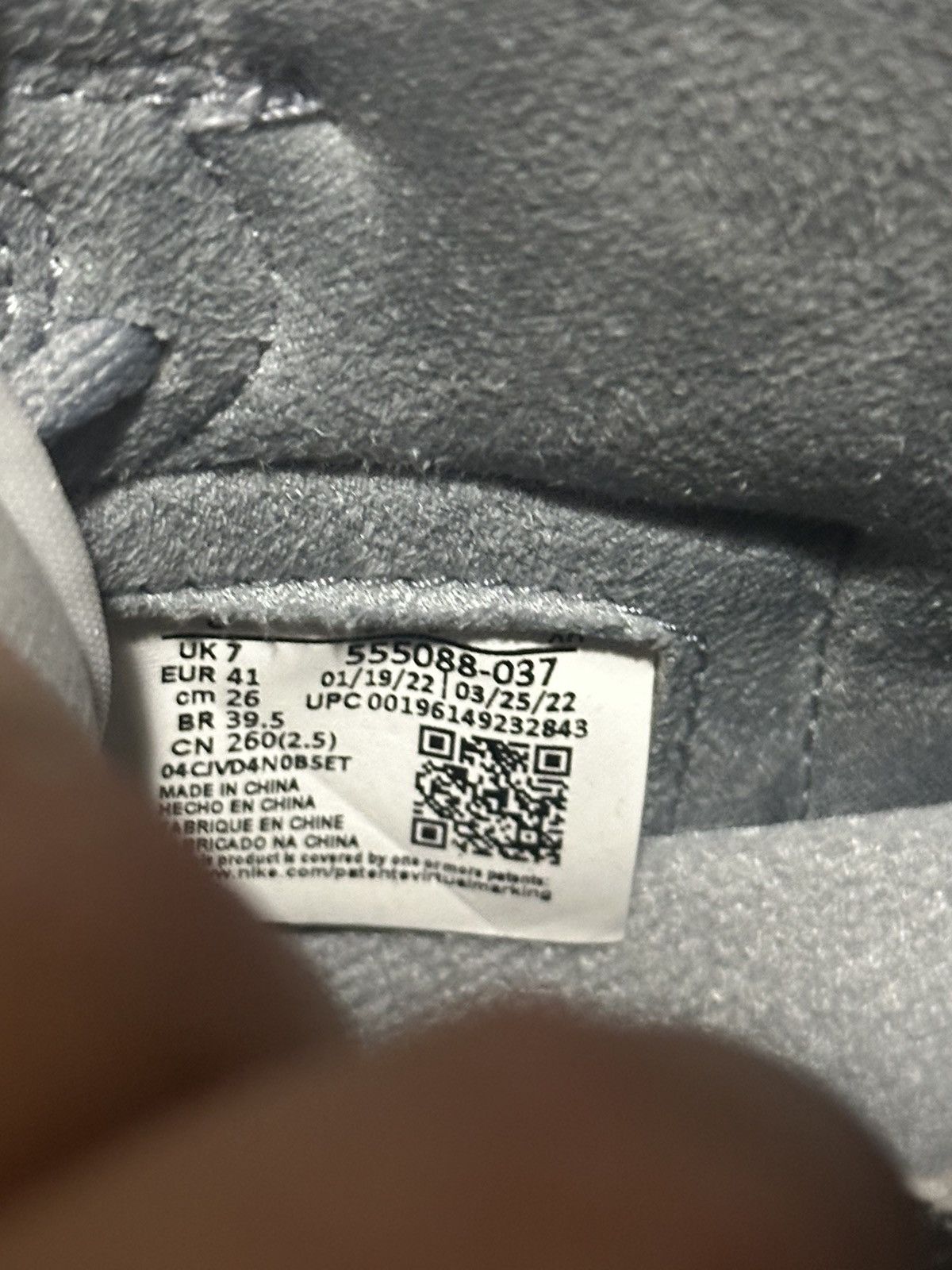 Nike Jordan 1 men’s size 8 Size US 8 / EU 41 - 6 Thumbnail