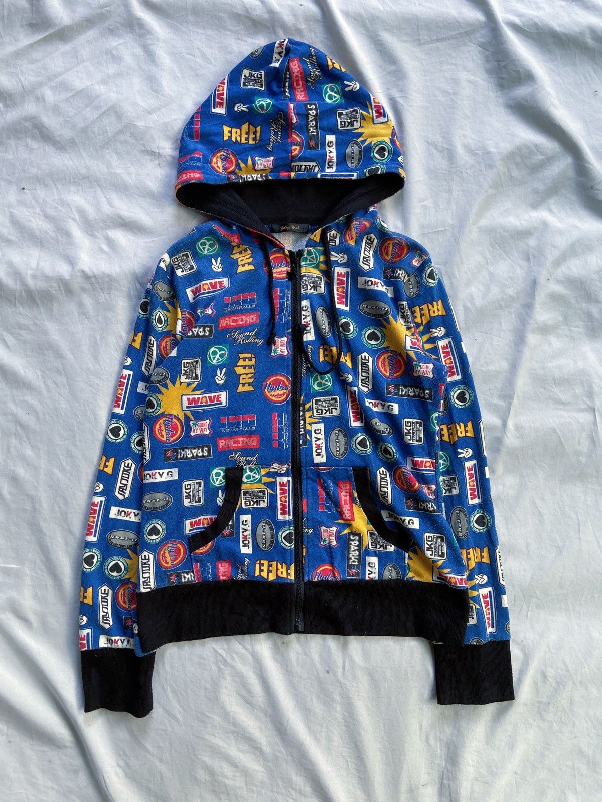 20471120 JAPANESE POP ART ZIP HOODIE hysteric glamour junyawatanabe Size US S / EU 44-46 / 1 - 1 Thumbnail