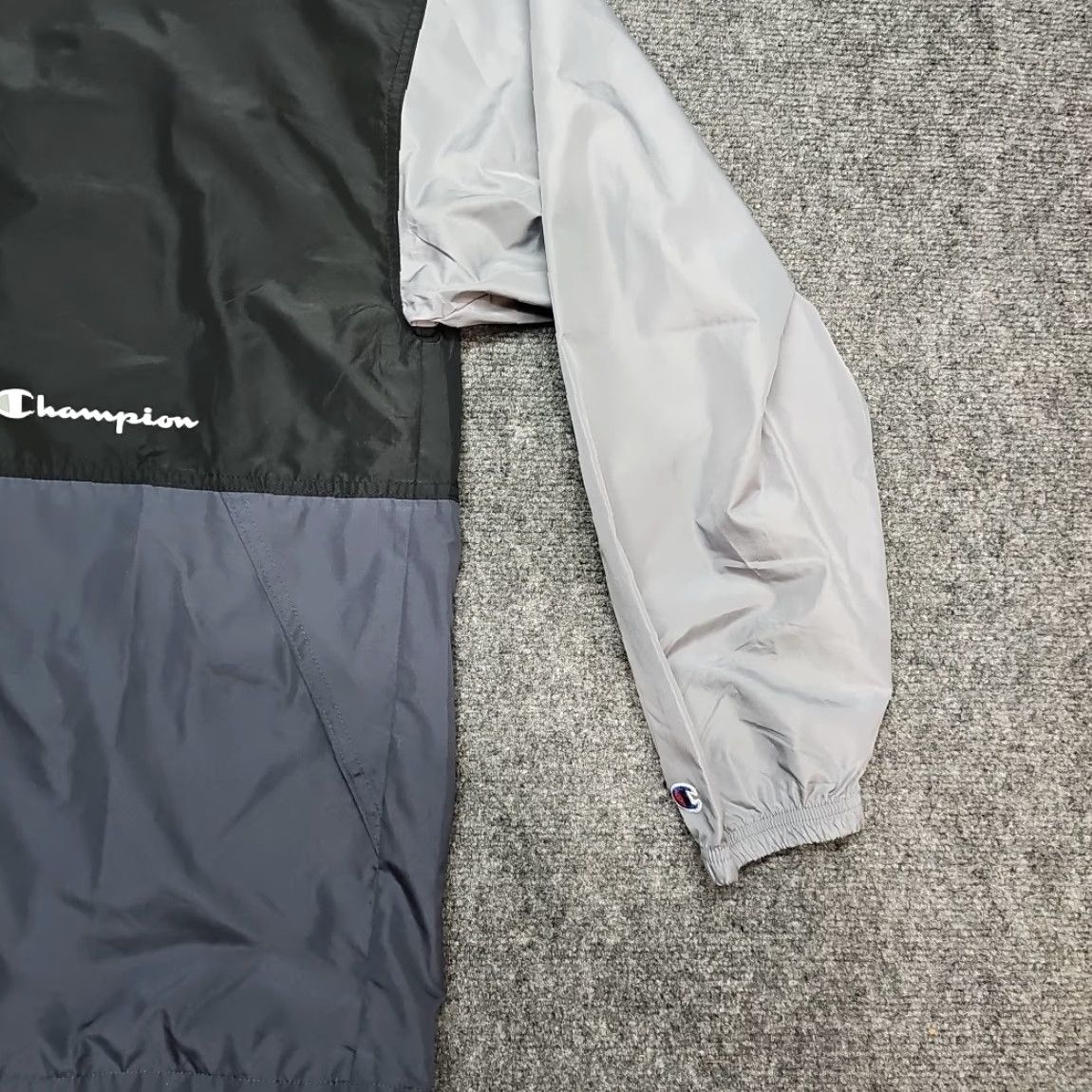 Champion Champion Full Zip Lightweight Colorblock Jacket Men 2XL Gray Black Blue Hoodie Size US XXL / EU 58 / 5 - 4 Thumbnail