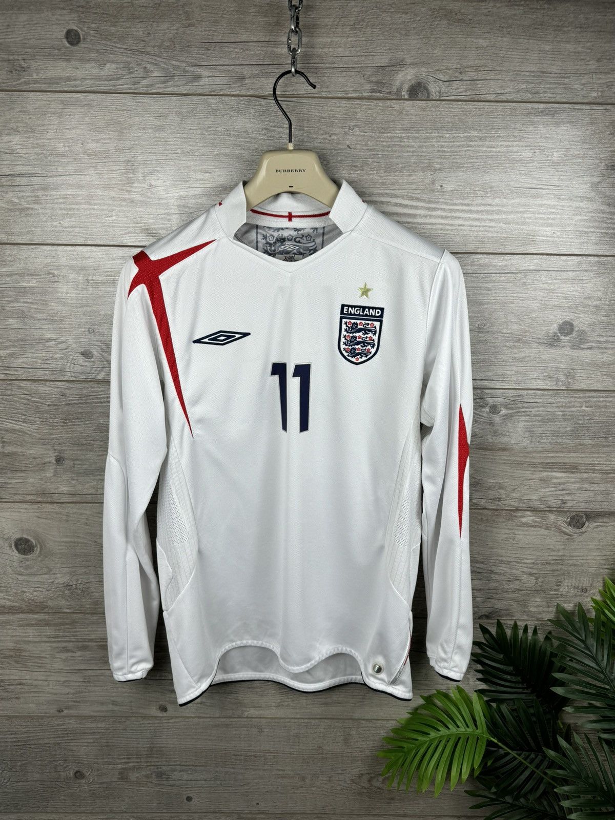 Umbro × Vintage Umbro England WATO 11 🏴󠁧󠁢󠁥󠁮󠁧󠁿 Soccer jersey 2005 2007 Size M Size US M / EU 48-50 / 2 - 1 Thumbnail