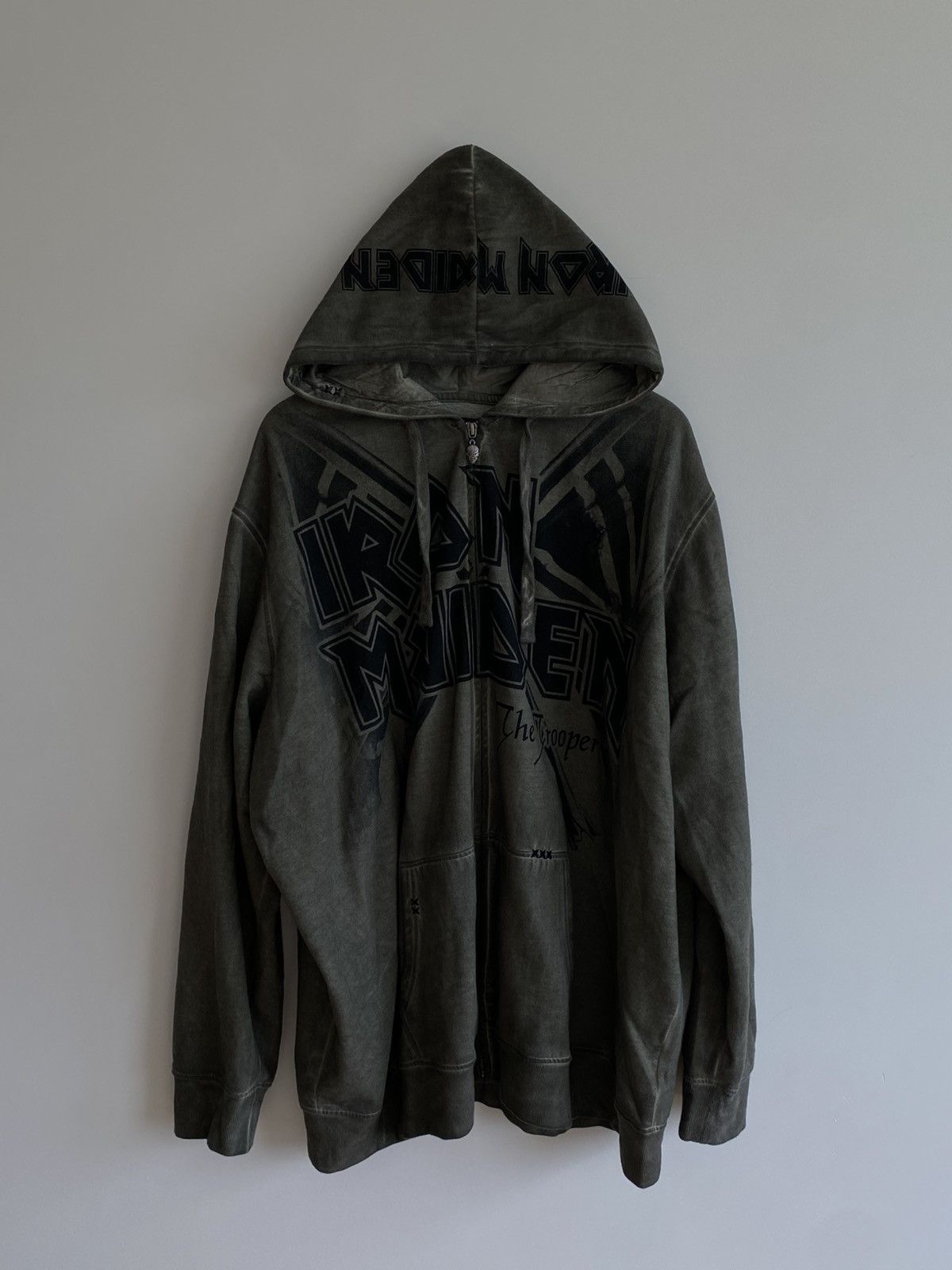 Iron Maiden iron maiden band hoodie metal merch vintage Size US XXL / EU 58 / 5 - 1 Thumbnail