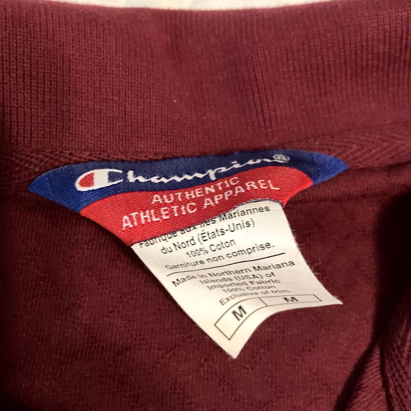 Champion VINTAGE Burgundy Champion Polo Shirt Men’s M Red Arizona State University Sun Devils Football 90s State Mens Size US M / EU 48-50 / 2 - 3 Thumbnail