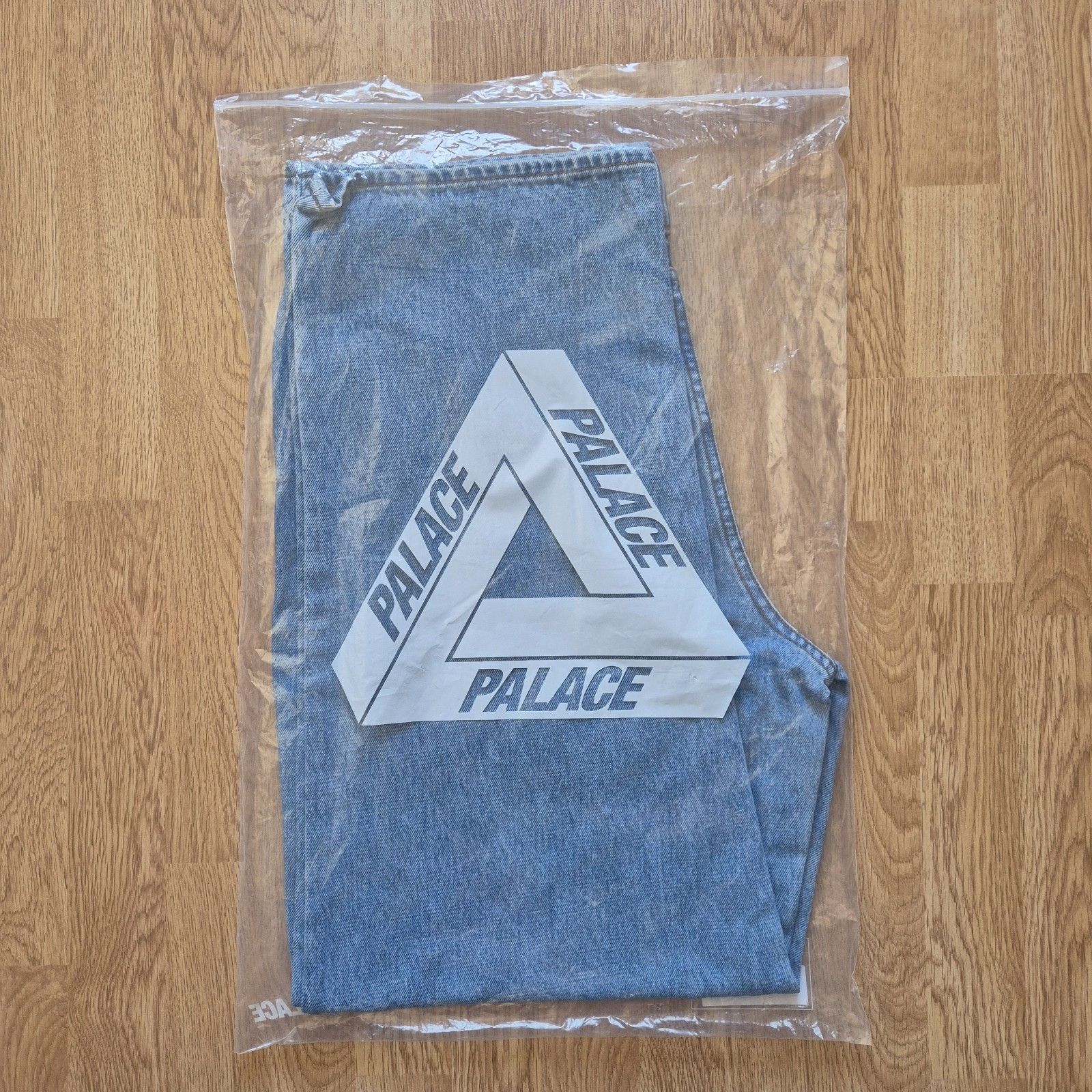 Palace Palace P90 College Stress Baggy Jean Stone Wash Blue 36 FW24 Size US 36 / EU 52 - 8 Thumbnail